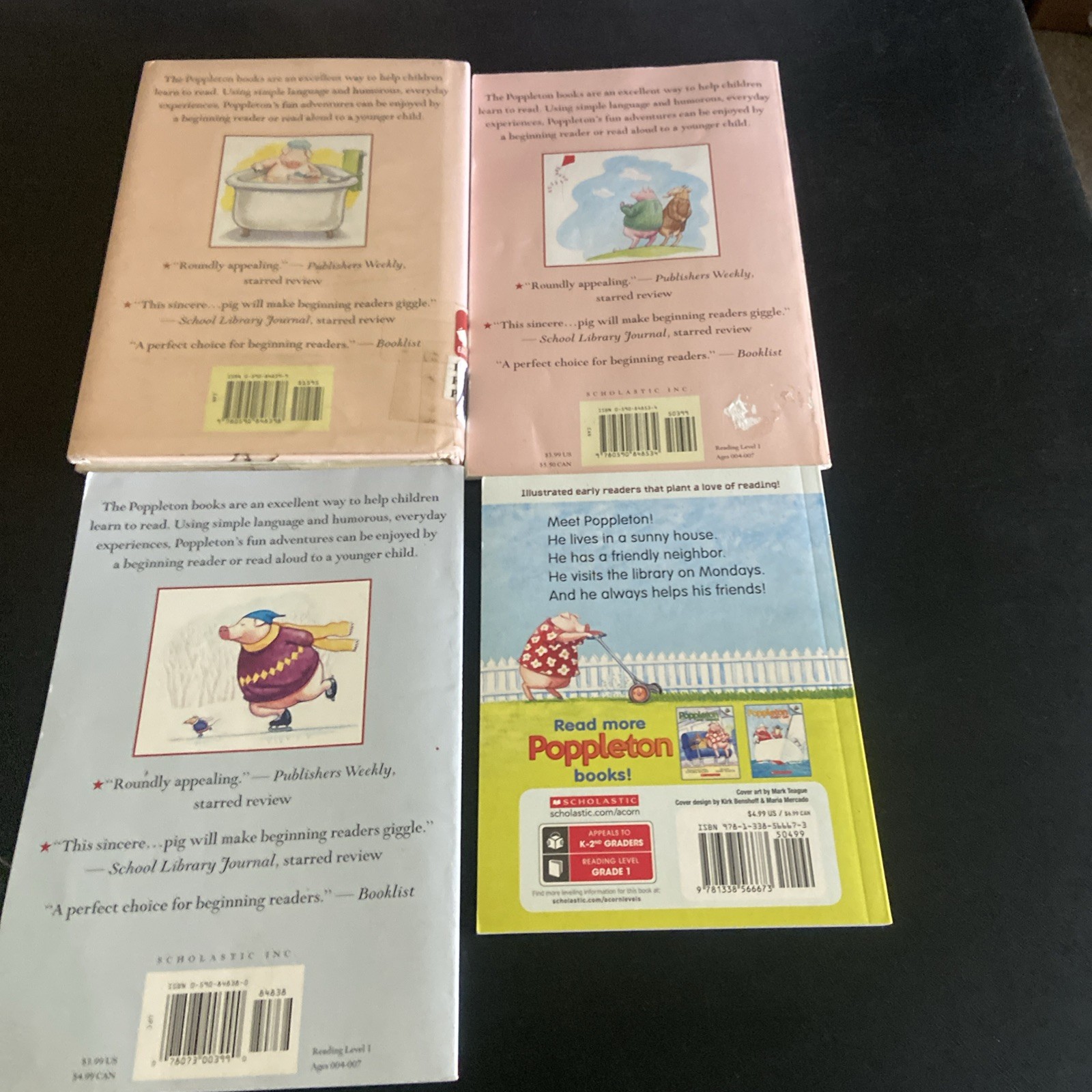 Cynthia Rylant Mr. Putter & Poppleton Lot Of 8 HC & PBs G – VG Condition
