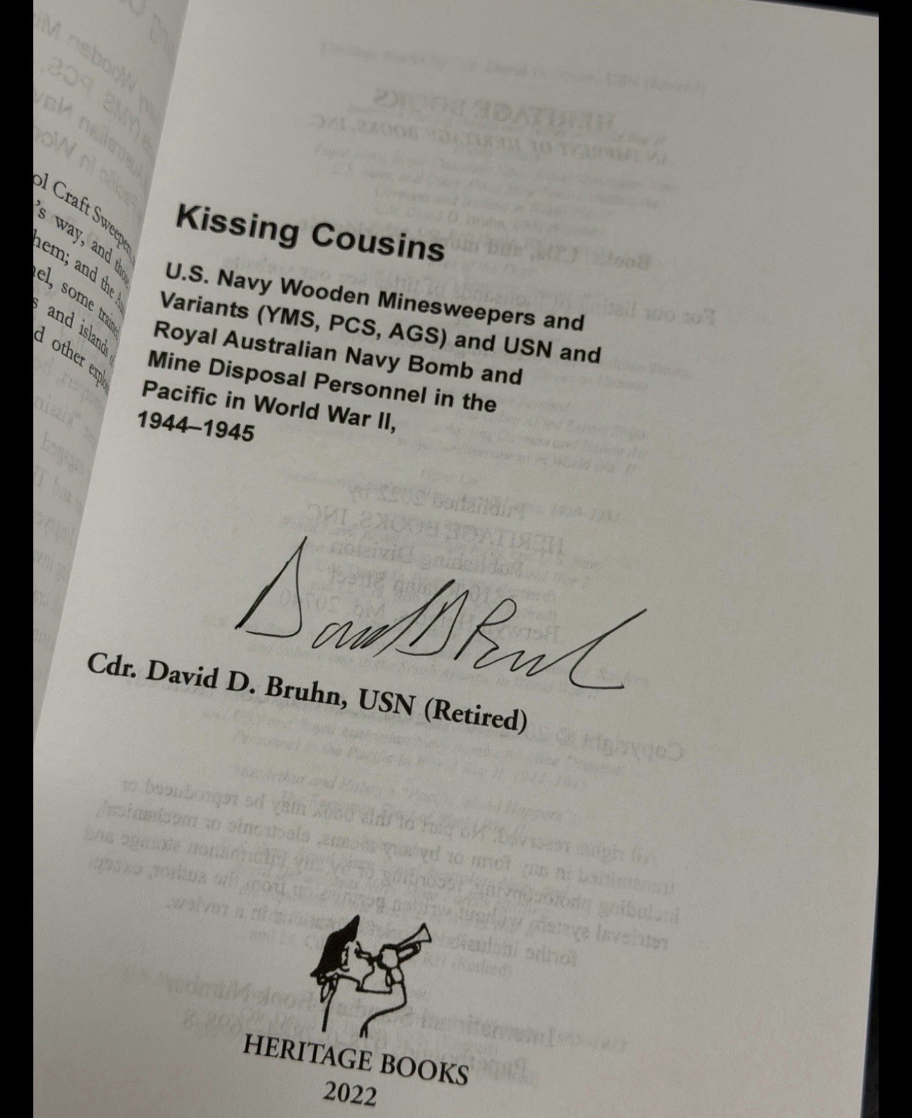 KISSING COUSINS U.S. Navy Wooden Minesweepers and Variants SIGNED by author