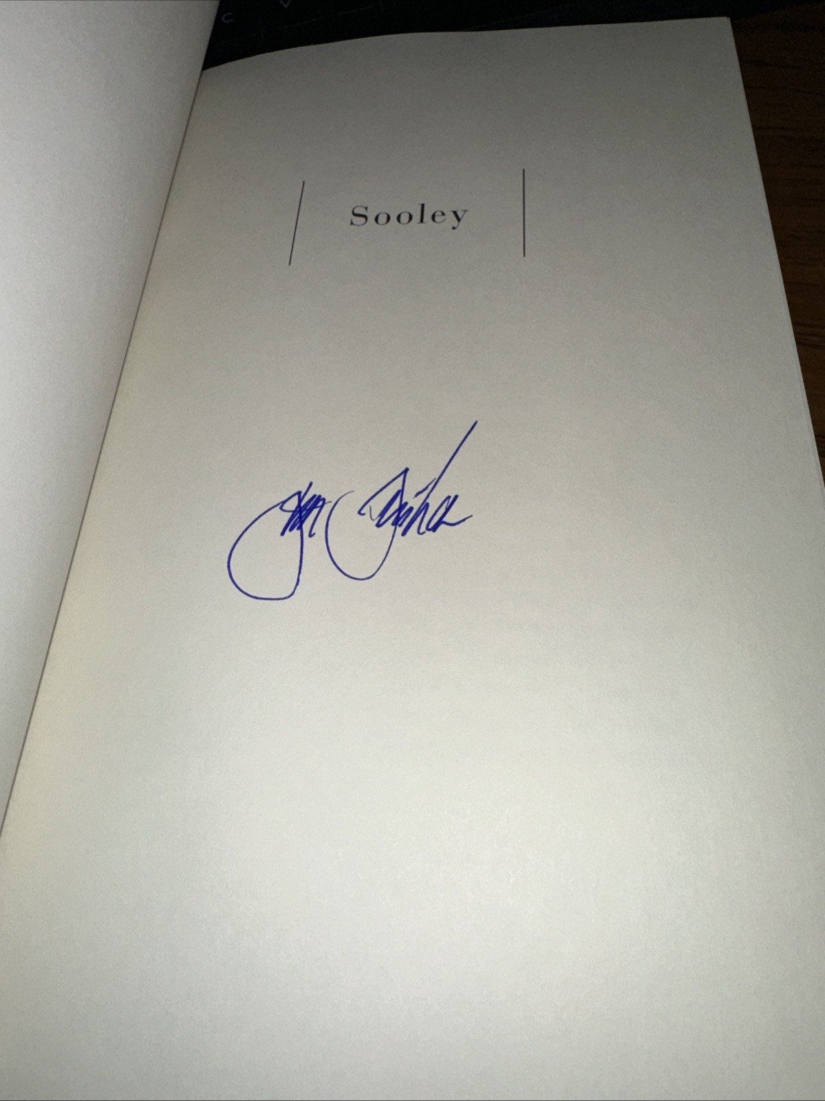 Sooley : A Novel by John Grisham – 2021 Signed 1st Ed., Hardcover w/ Dust Jacket