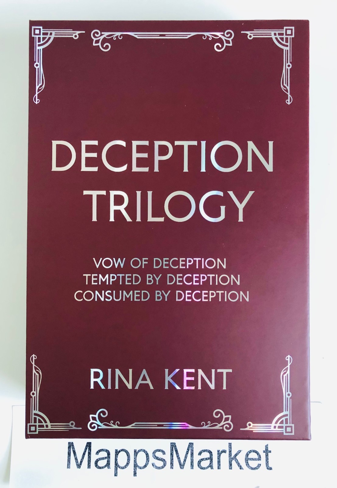 SIGNED Deception Trilogy Omnibus Rina Kent BOOKS FOR DAYS Couples Edge OVERLAYS