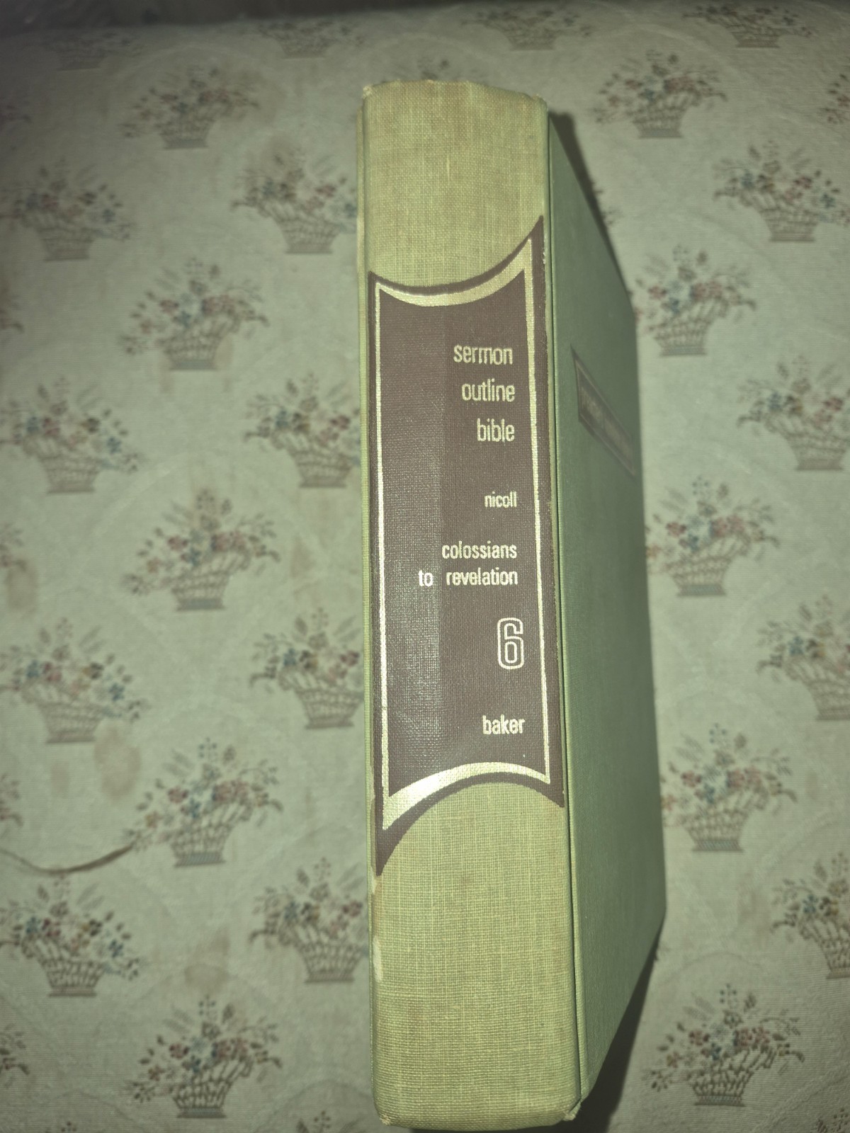 Sermon Outline Bible Colossians to James W. Robert Nicoll H/C
