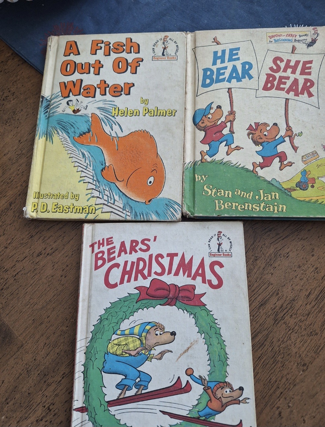 Vintage I Can Read It All By Myself Beginners Kids Books Mixed Lot Of 3 Books