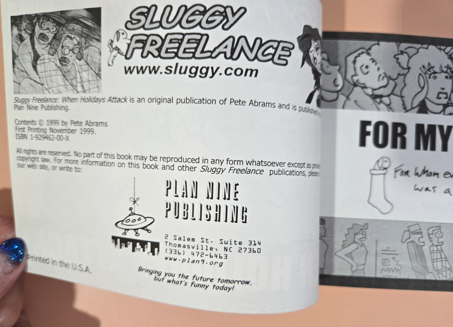 Sluggy Freelance Books Vol 1-7 @1998-2002 by Pete Abrams