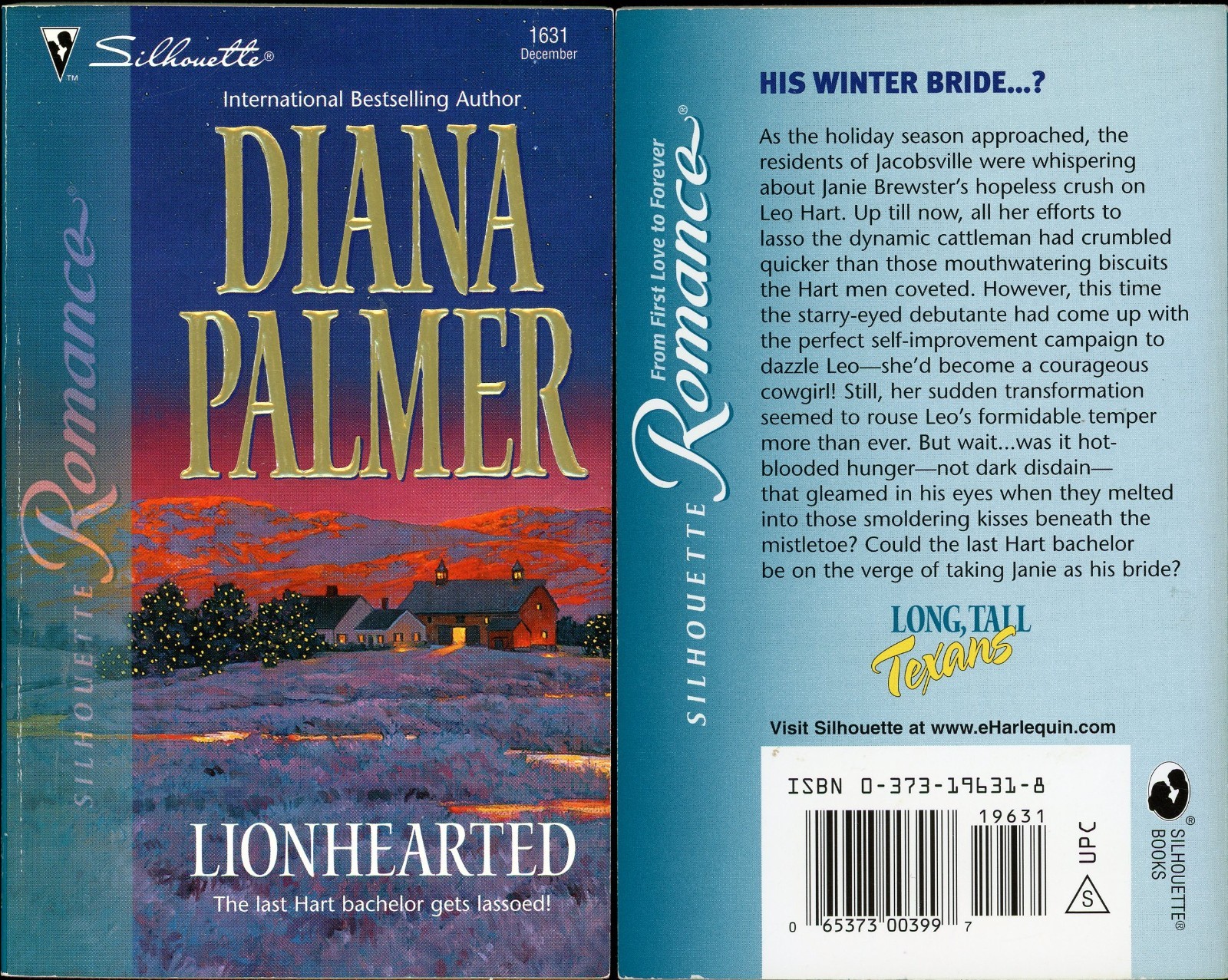 Long Tall Texans Romance Western Lot of 2 Paperback by Diana Palmer