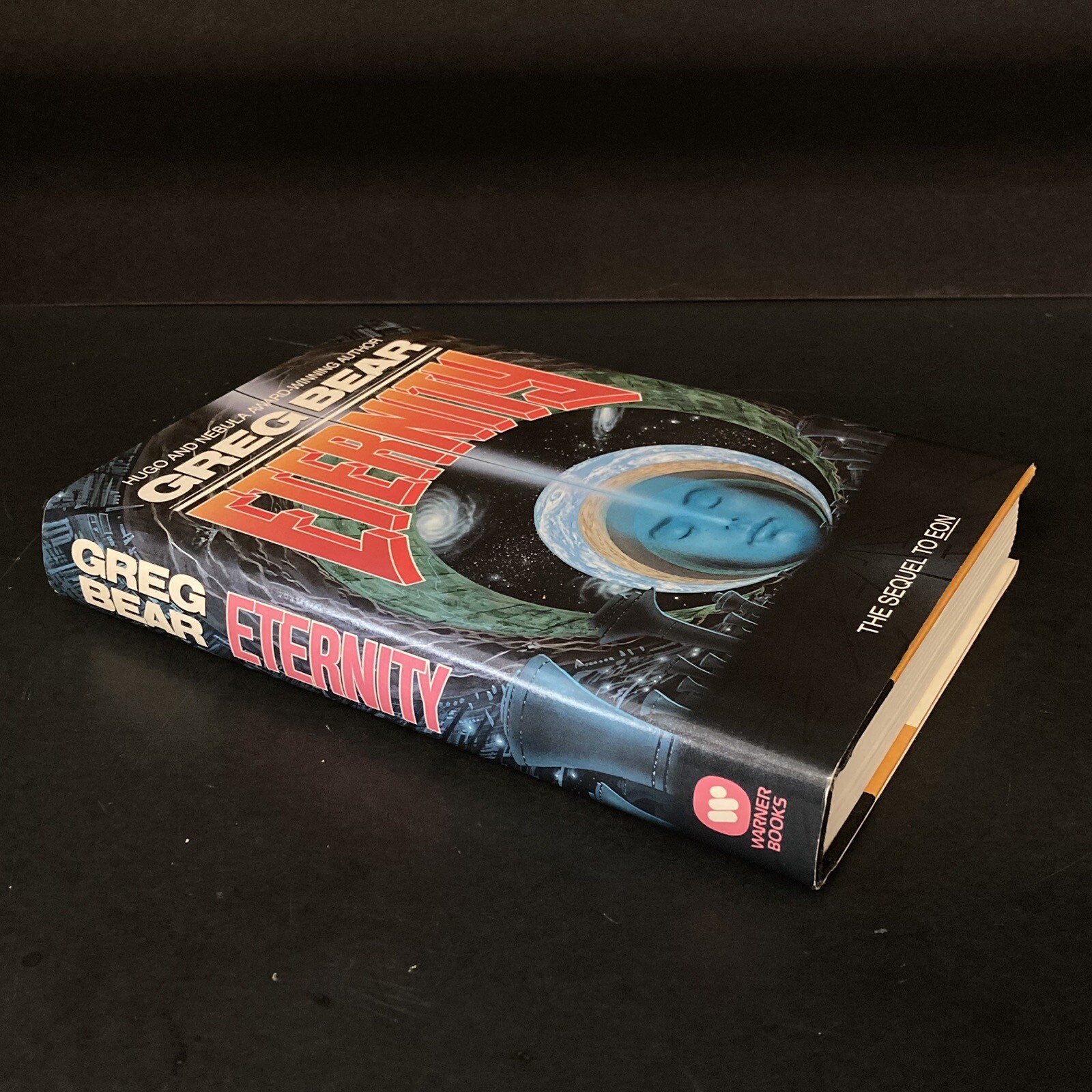 Eternity by Greg Bear (1988, HCDJ) Original price sticker, 398 pages, EUC