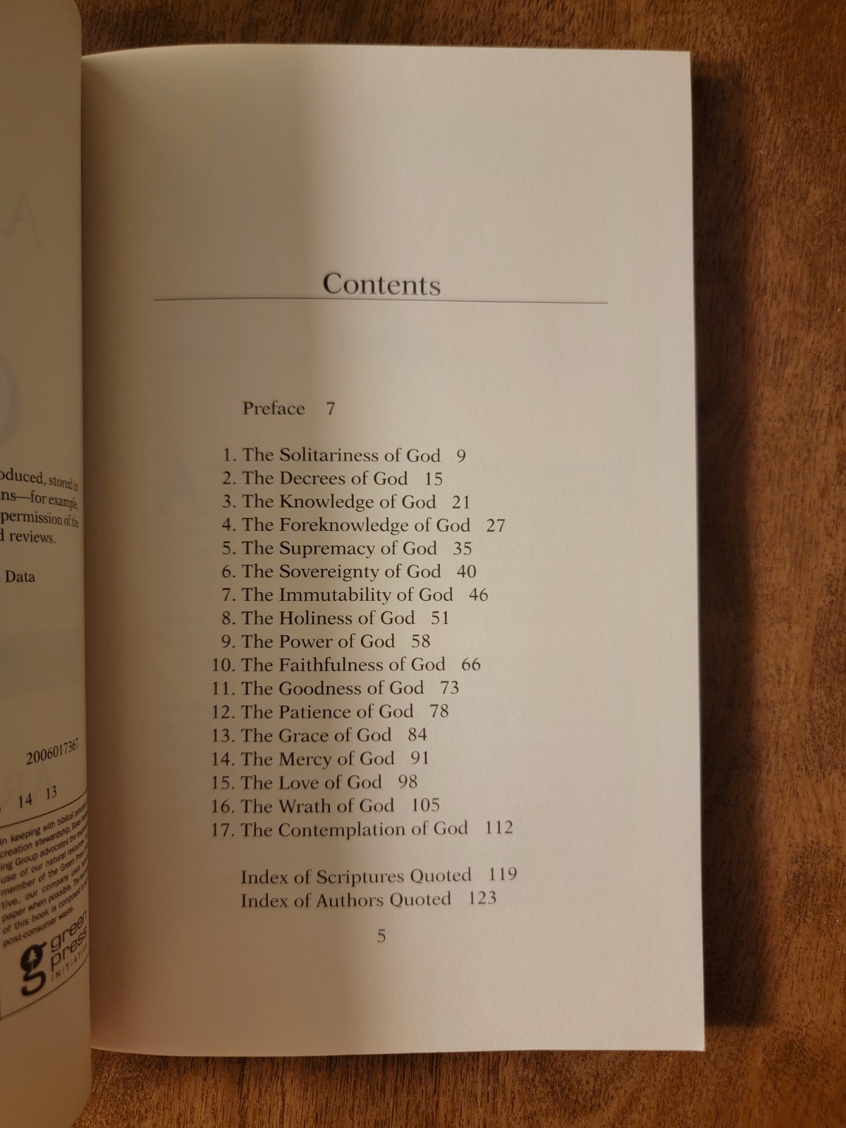 The Attributes of God, Arthur W. Pink