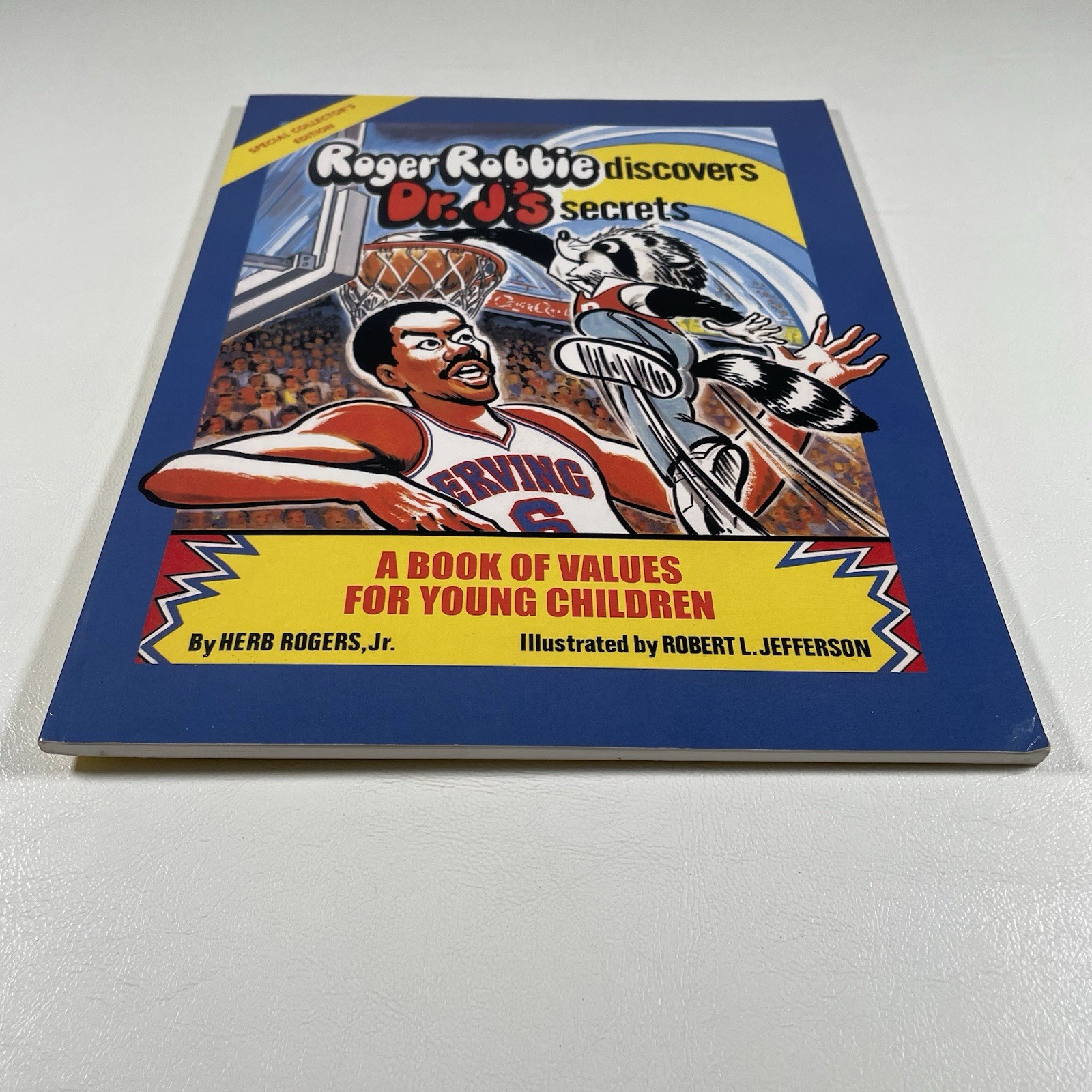 Roger Robbie Discovers Dr. J’s Secrets Signed Book Herb Rogers Jr 2006 Autograph