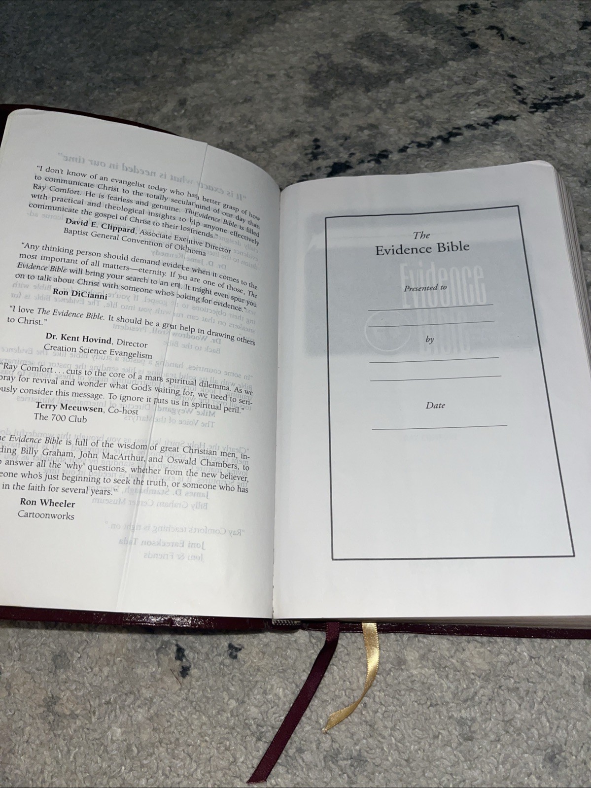 The Evidence Study Bible Ray Comfort Bridge-Logos Brown Faux Leather KJV 2003