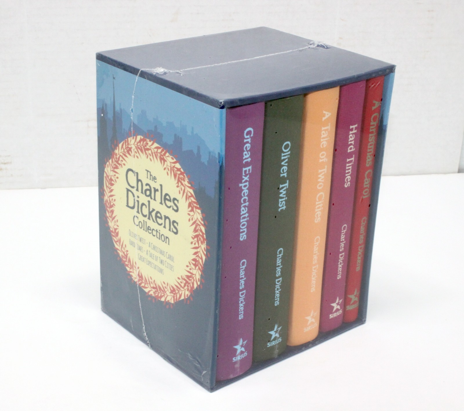 The Charles Dickens Collection Deluxe 5-Book Hardcover Boxed Set Unopened Sealed