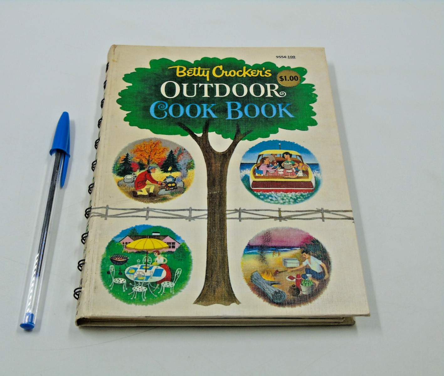 Betty Crocker’s Outdoor Cook Book Vintage 1961 HC With Spiral Golden Press