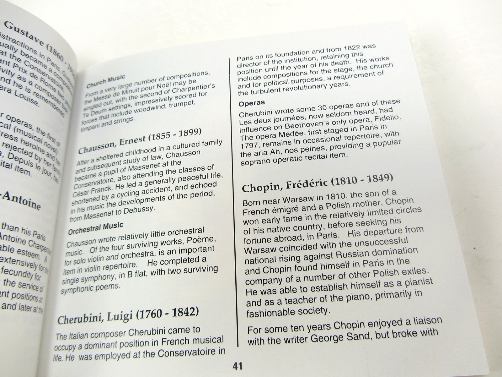 THE ABC of Classical Music Composers & Work by Keith Anderson 269 pages 5.5″x5
