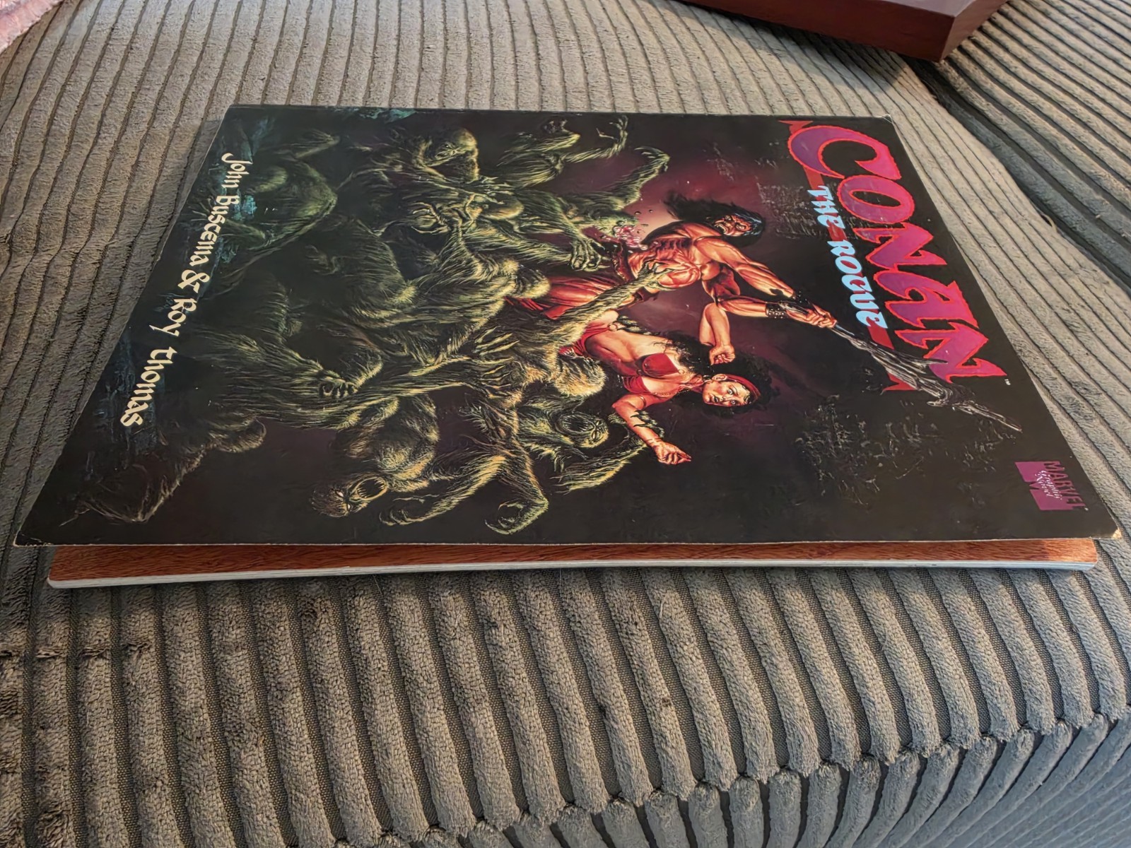 CONAN THE ROGUE – MARVEL GRAPHIC NOVEL -By John Buscema and Roy Thomas – NM-