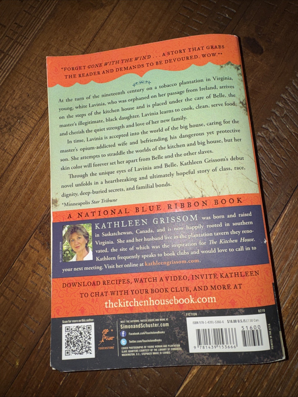Kitchen House : A Novel by Kathleen Grissom (2010, Trade Paperback)