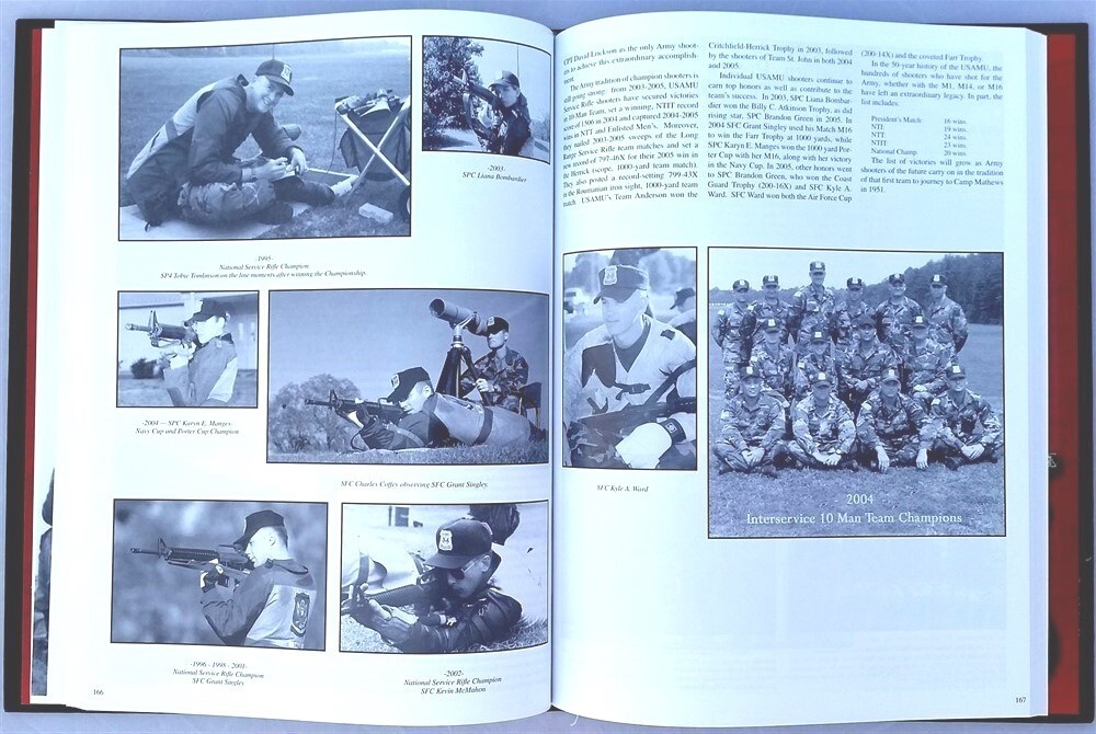 UNITED STATES ARMY MARKSMANSHIP UNIT 50TH ANNIVERSARY 1956 2006 HISTORY J MARTIN