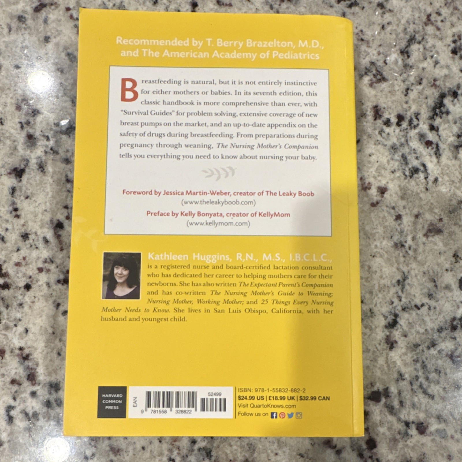 Harvard Common Press Nursing Mother’s Companion Kathleen Huggins PB 7th Ed Brea…