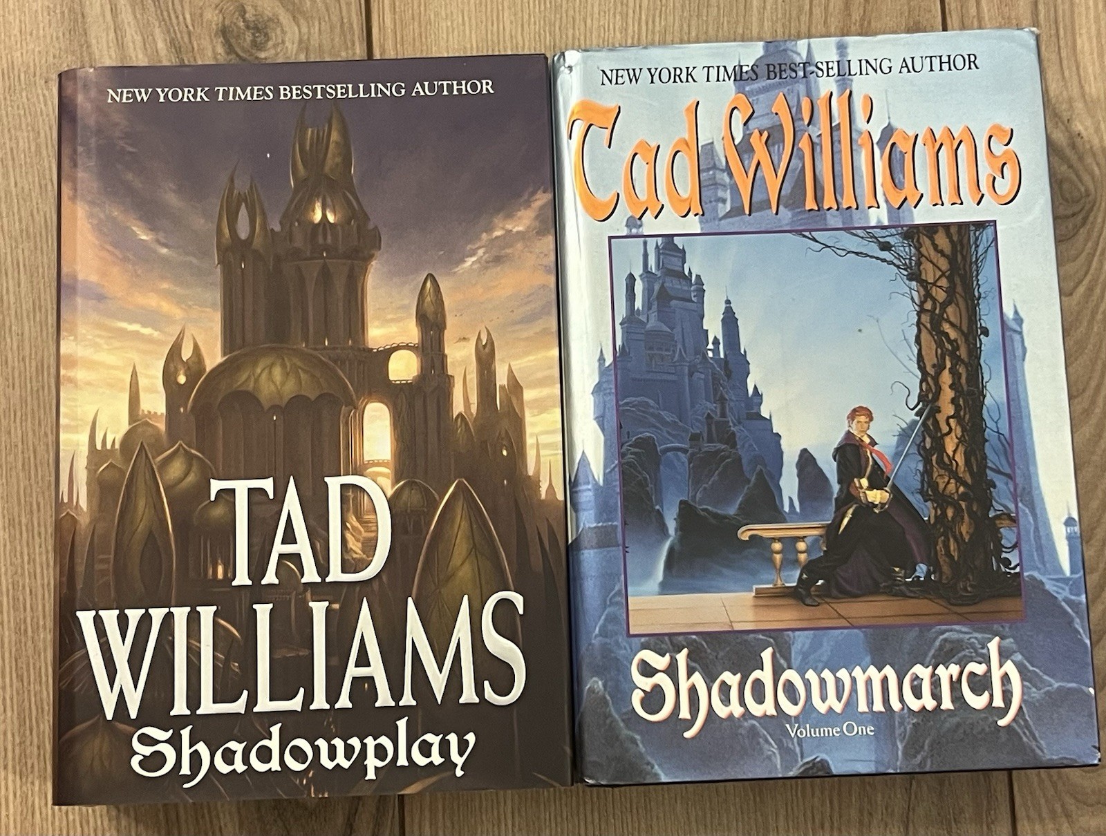 Tad Williams Shadowmarch & Shadowplay Book Series 1st Edition Hardcover Lot Of 2