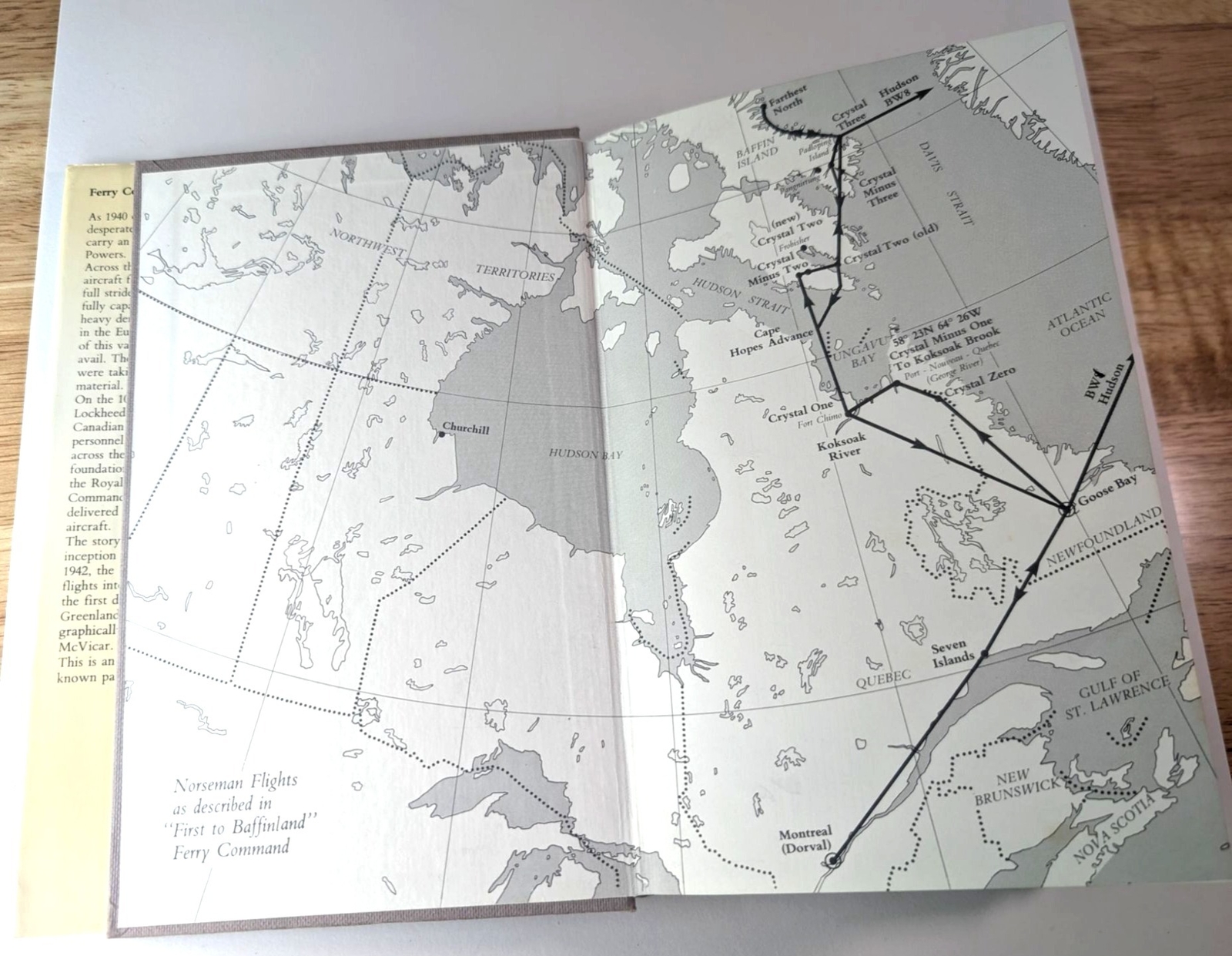 Ferry Command Don McVicar 1981 First Edition Hardcover Dust Jacket- Signed