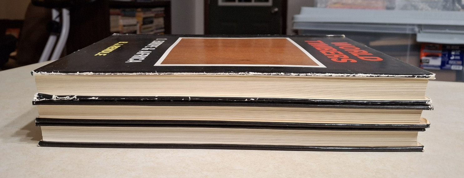 World Timbers B.J. Rendle Complete 3 Volume Set Wood Woodworking Reference Books