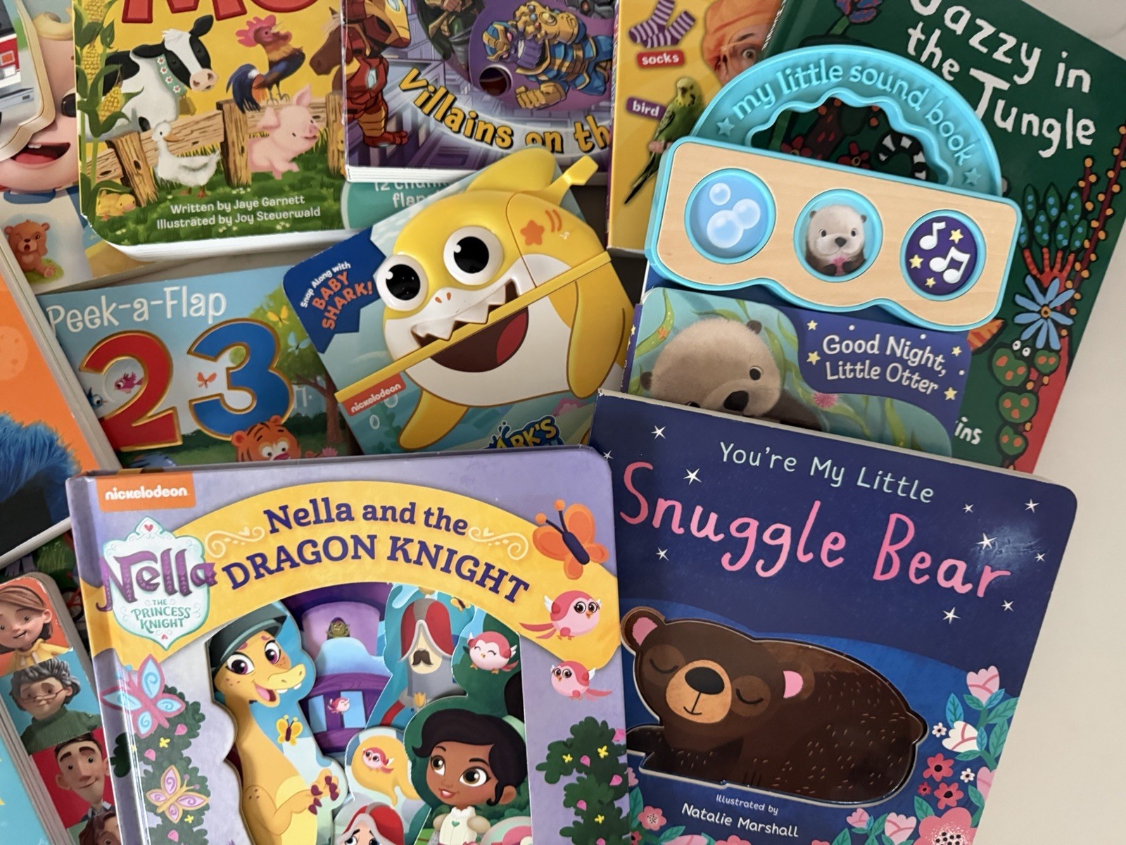 NEW BOARD HC Children’s BOOKS Lot of 10 for BABY TODDLER DAYCARE GIFT KID RANDOM