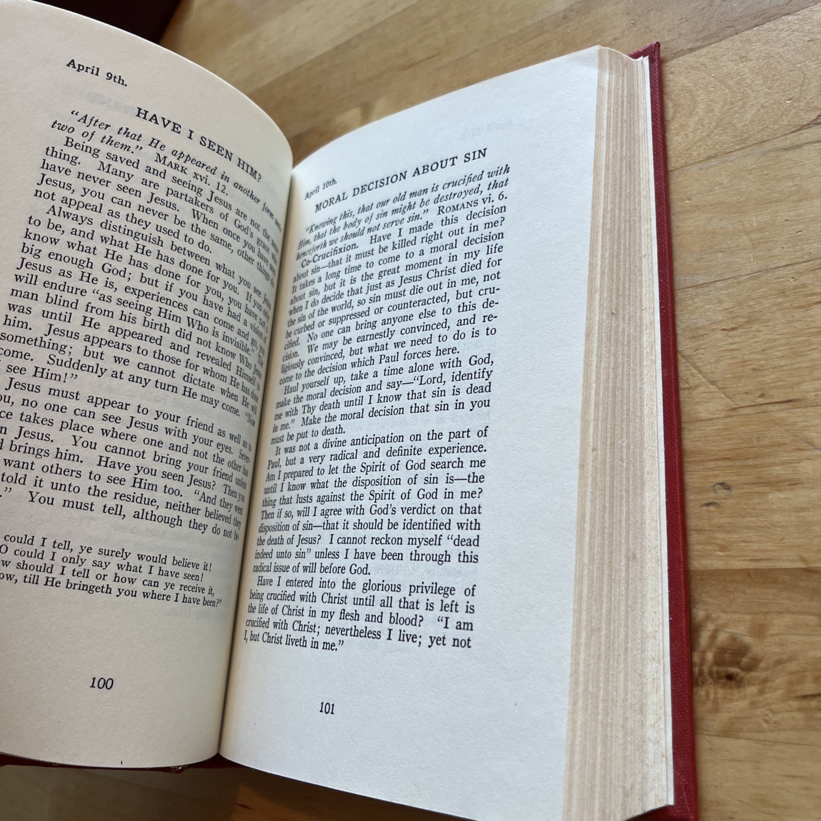 Vintage MY UTMOST FOR HIS HIGHEST, Oswald Chambers, 1935 HC Edition, 51st Print