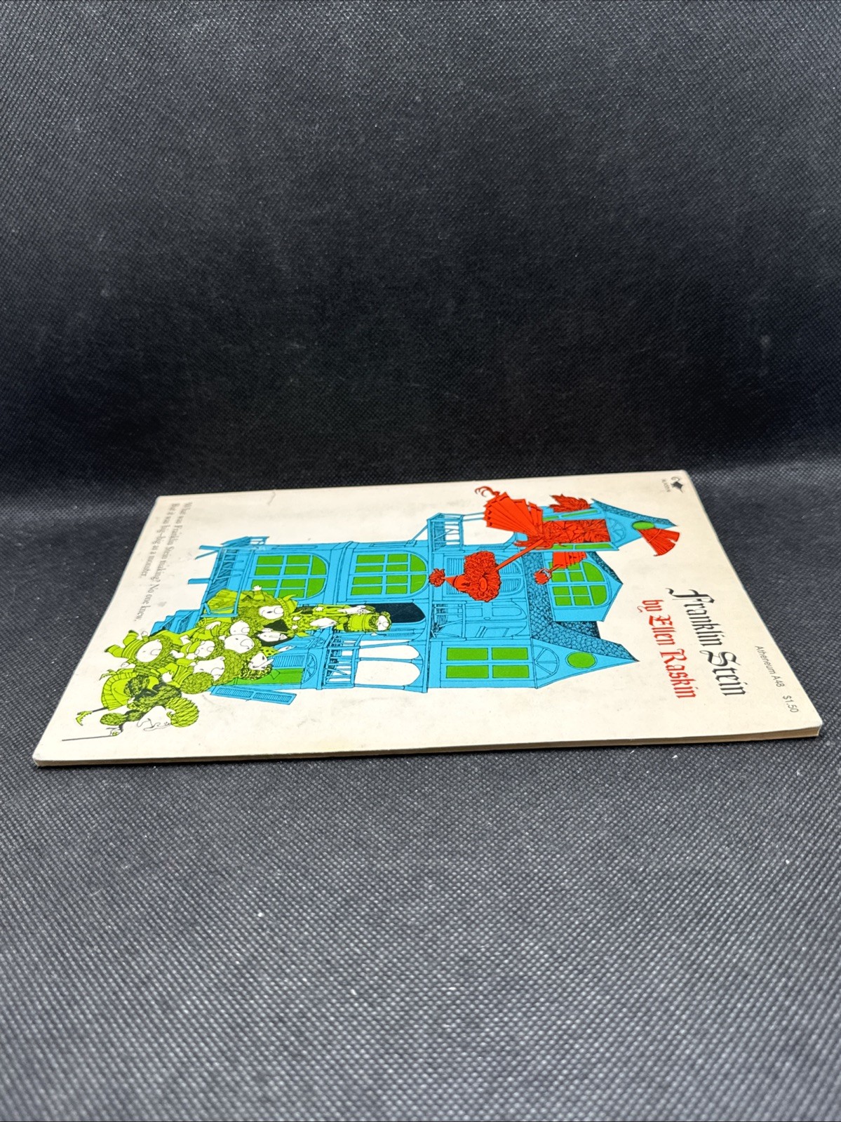FRANKLIN STEIN : by Ellen Raskin : vintage Aladdin Publishing 1st Edition 1972