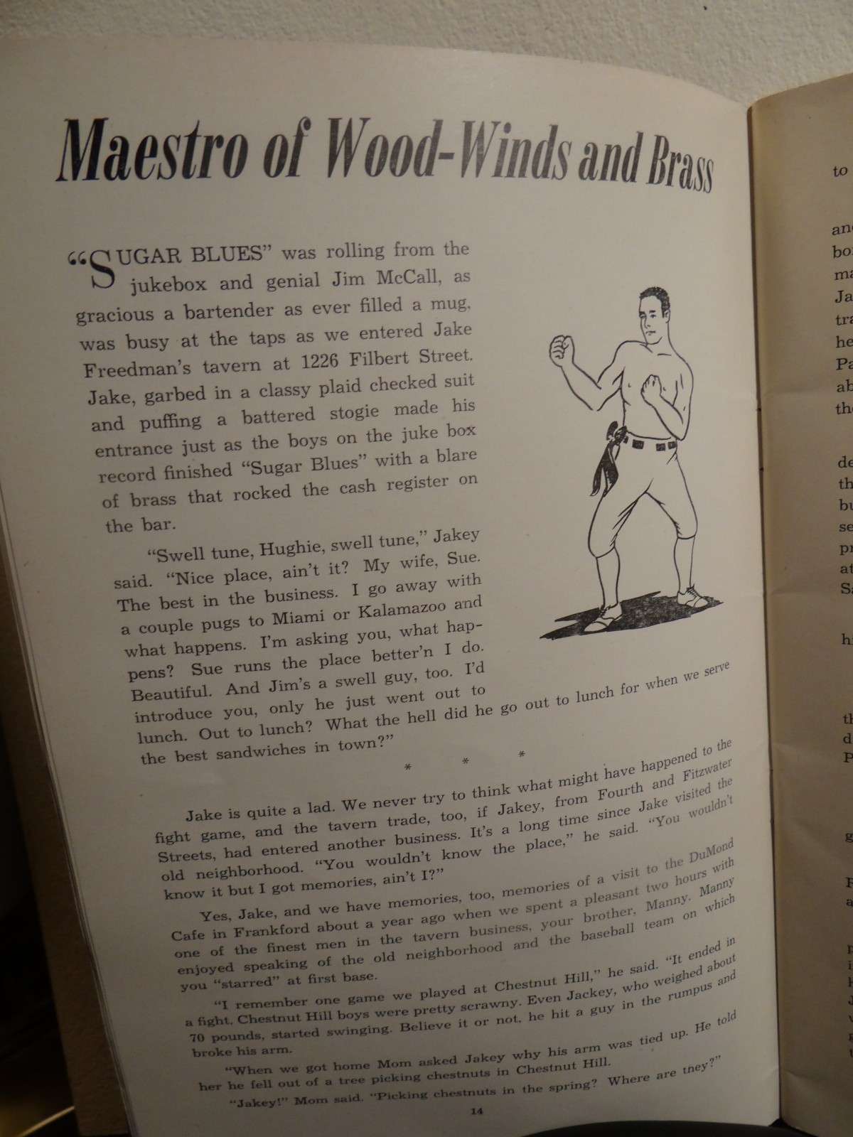 1947 Boxing in Philadelphia Tales of Legends & Lore LEATHER SOCKING TALES
