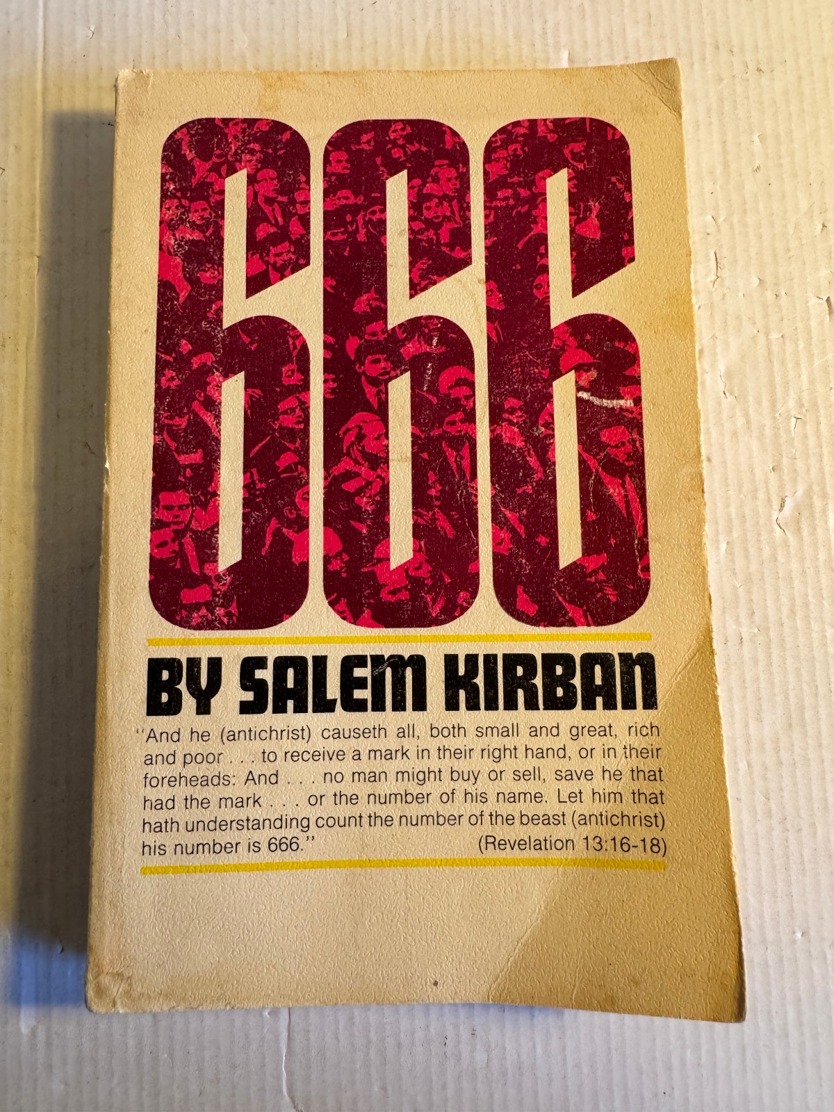 666 Salem Kirban 1970 1st Printing Vintage Paperback Lightly Read Tribulation