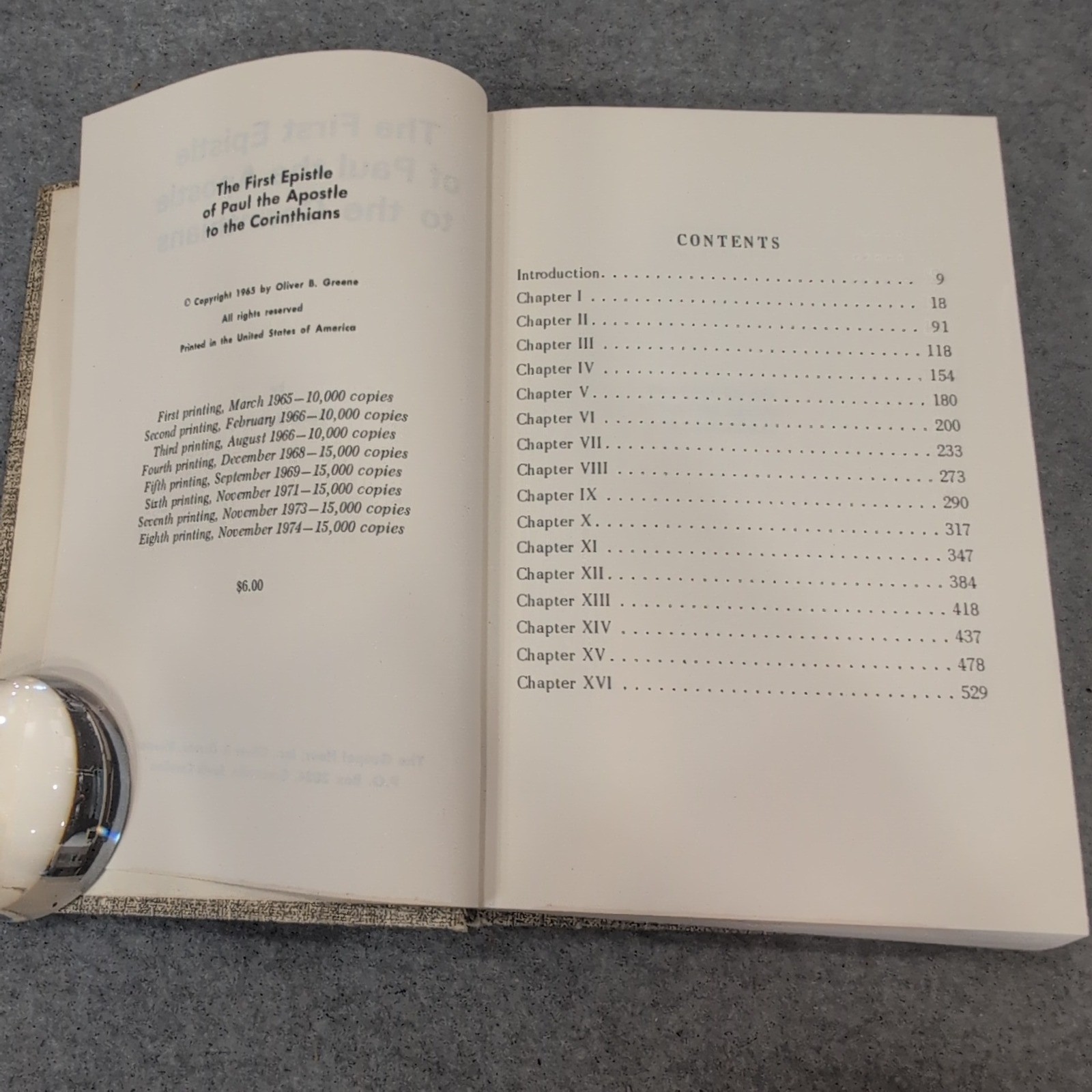 Oliver B Greene First Second Epistle Paul to the Corinthians 2 Vol Book Set VG