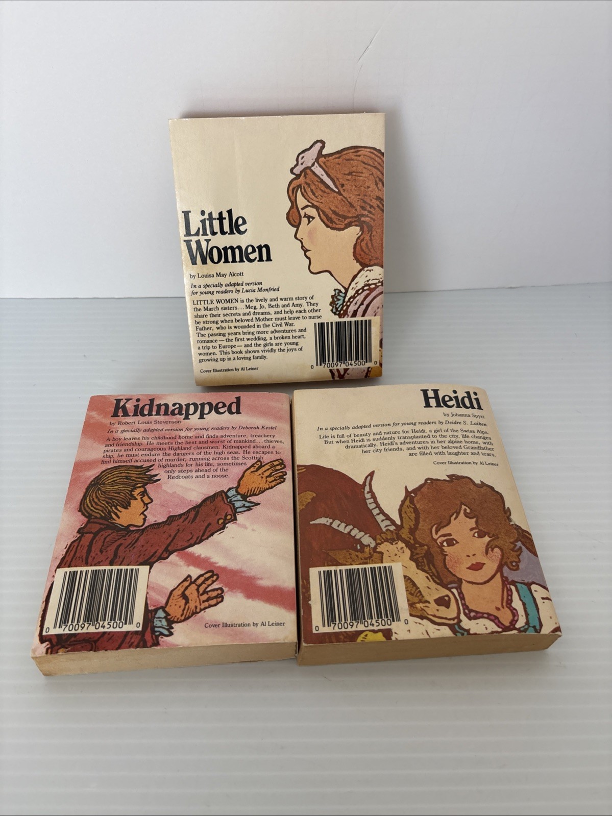 Lot of 3 Books Illustrated Classic Editions Mini Paperback Books
