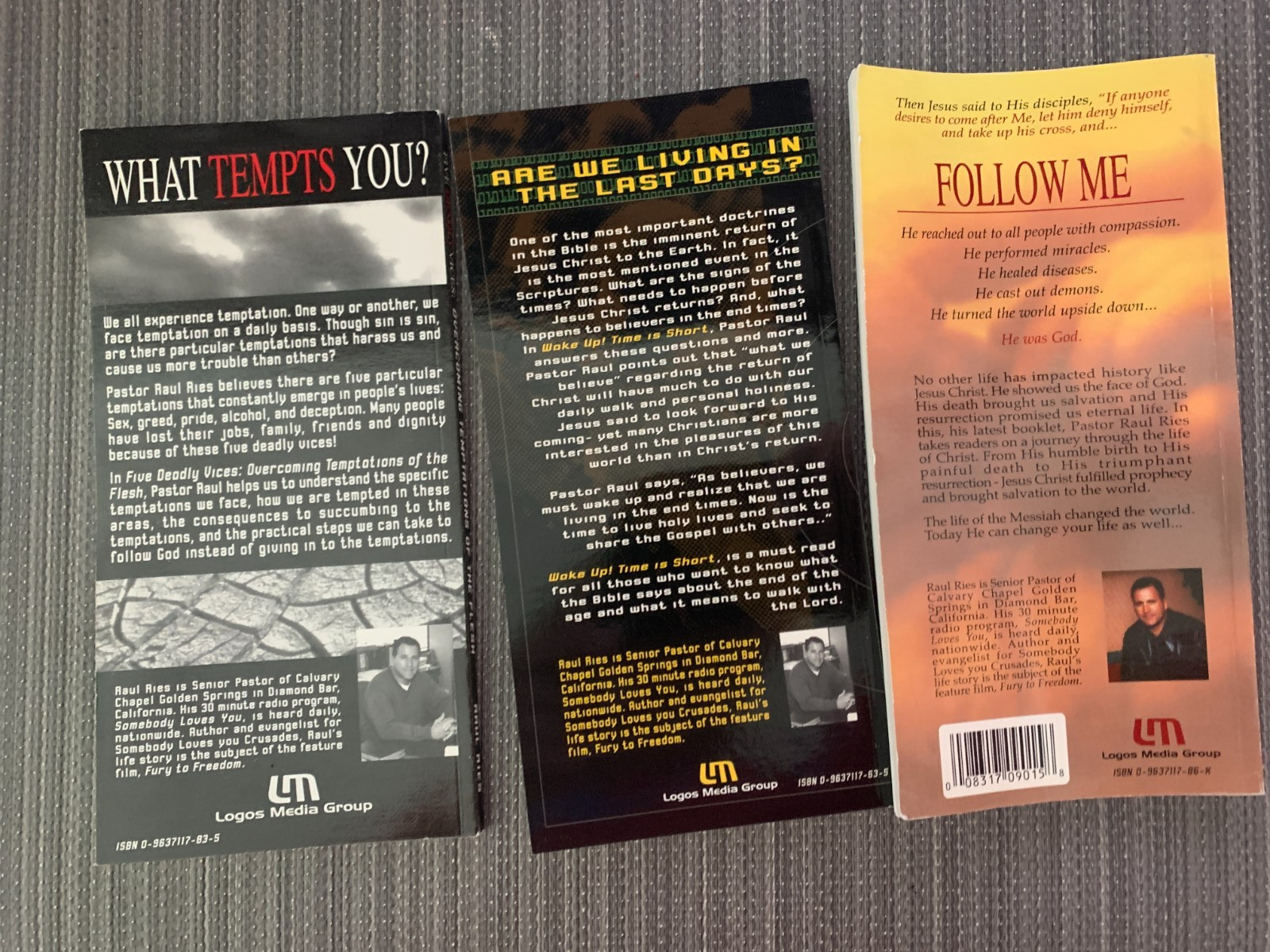RAUL RIES 3 books as shown paperback