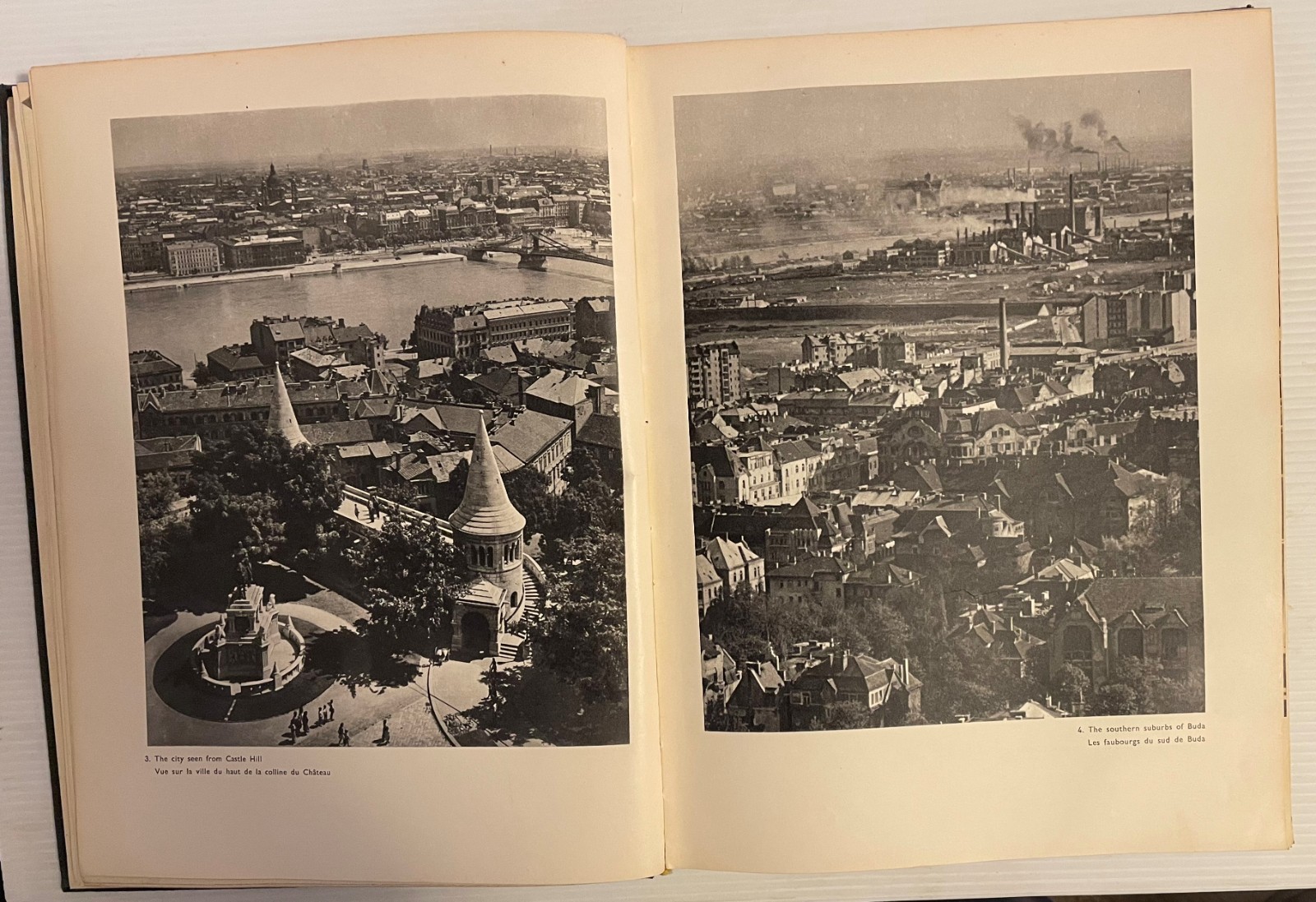 BUDAPEST the Hungarian Capital in Pictures 175 Pages – 1956 as shown – kha236