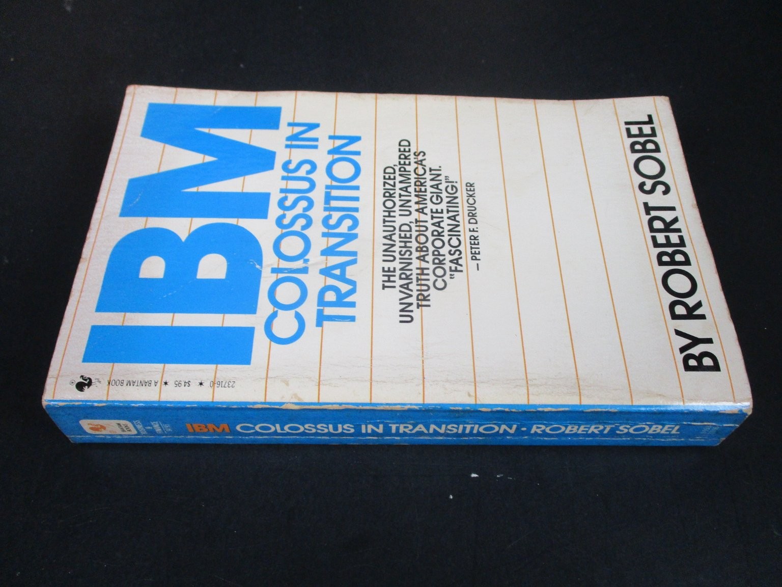 IBM Colossus in Transition by Robert Sobel 1983 Bantam Edition Business History