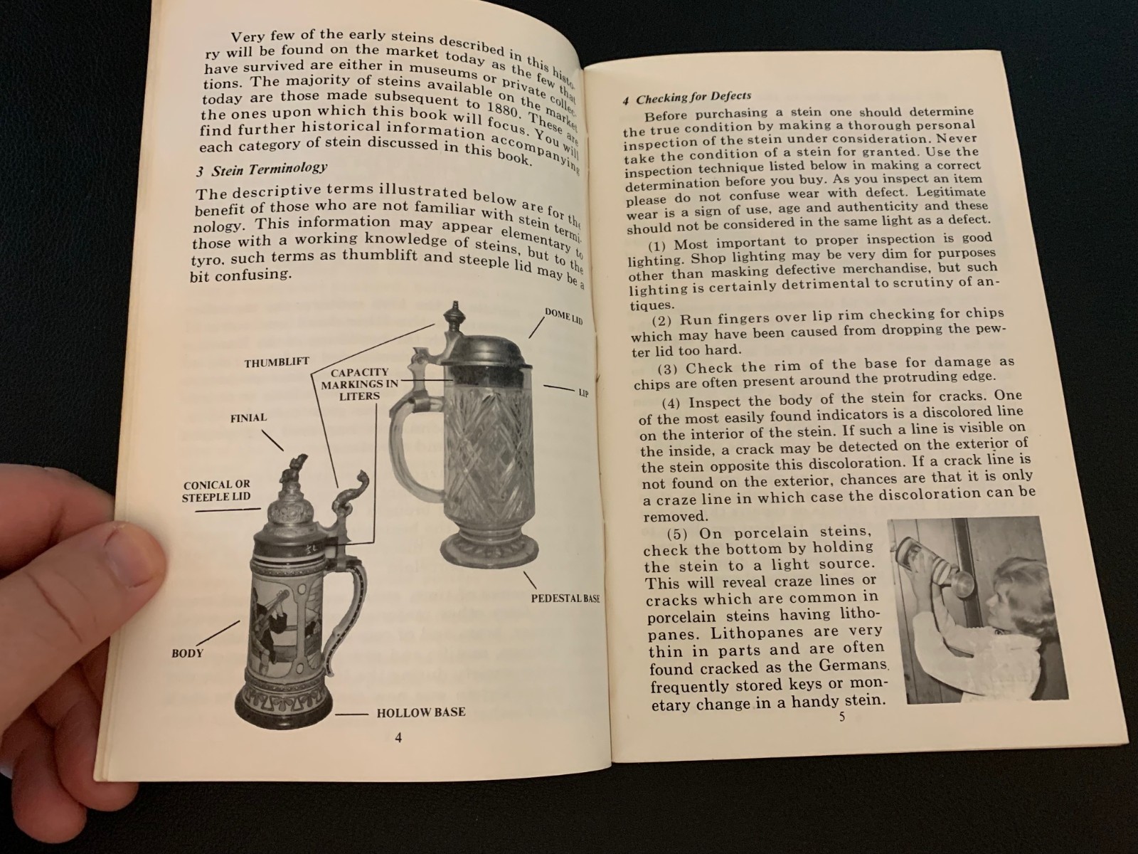 Steins and Prices -1st Edition- Paperback -June Dimsdle-104 pages (1970)