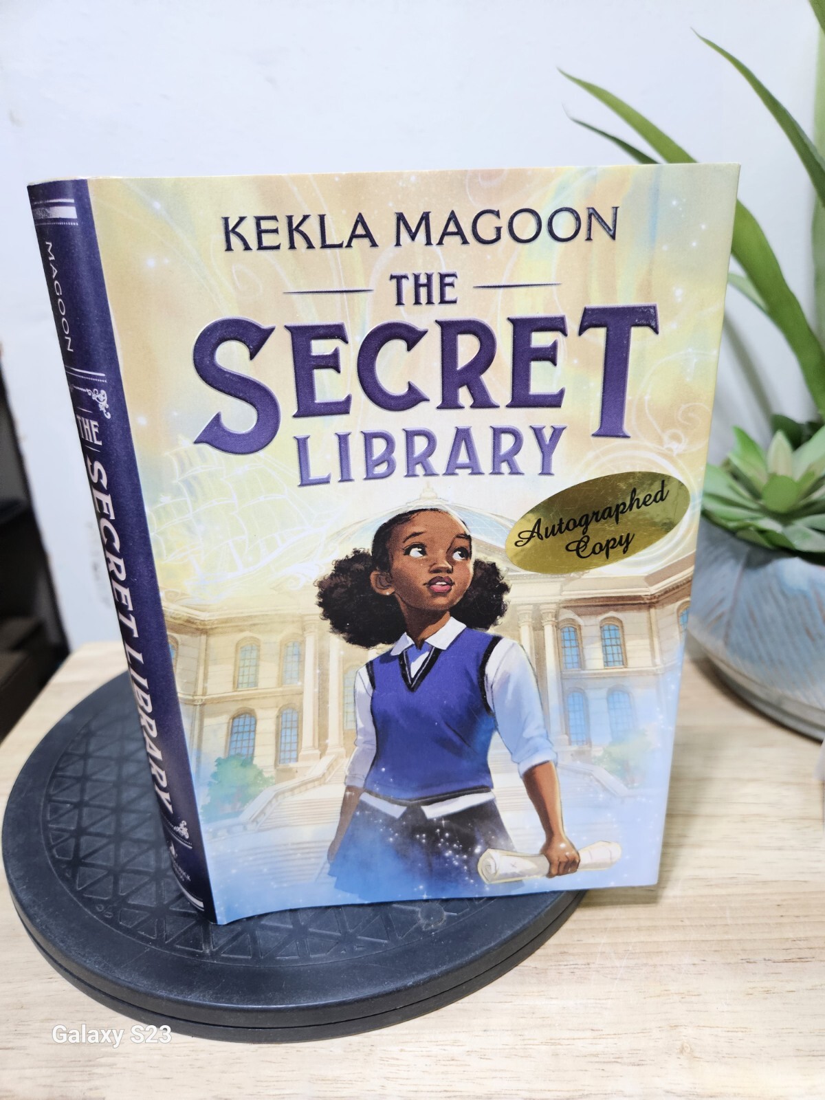 SIGNED – The Secret Library by Kekla Magoon 2024 Hardcover Dust Jacket
