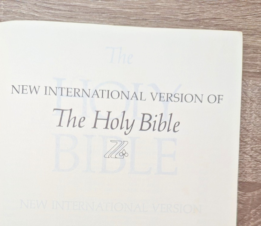 NIV Holy Bible 1978 Pre-1984 Hardcover Zondervan 2nd Printing Maps
