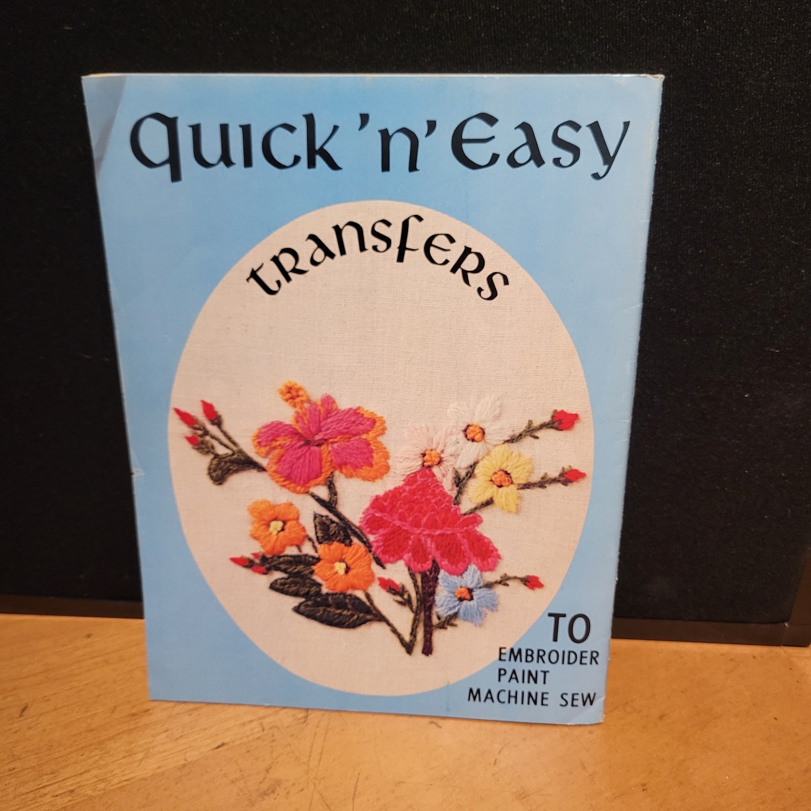 QUICK ‚N‘ EASY IRON ON TRANSFERS 1977 EMBROIDERY GRAPHIC ENTERPRISE MAGAZINE
