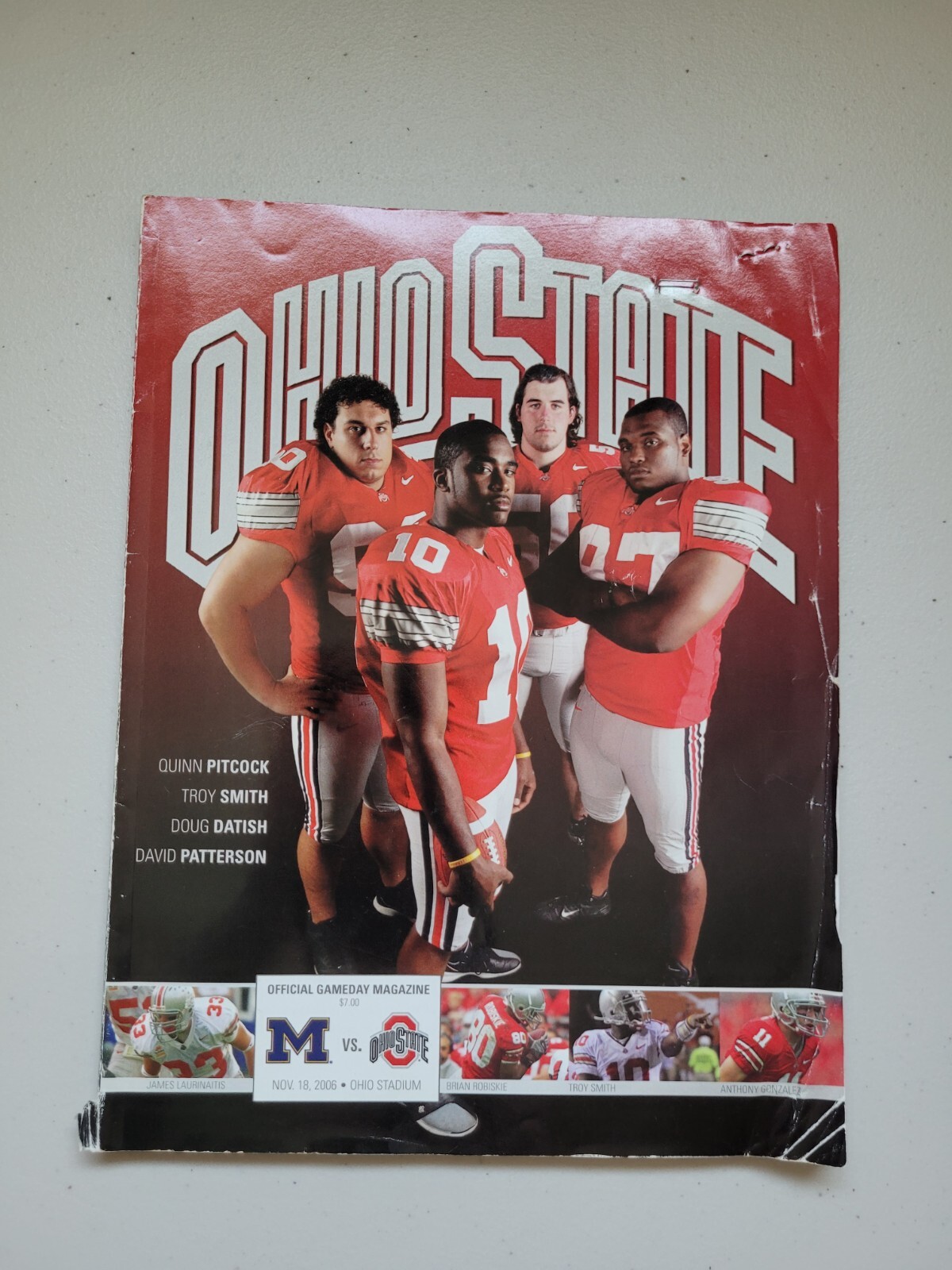Ohio State Buckeyes Football Book Lot of 10 Incl. 2006 UM Game Program + Ticket