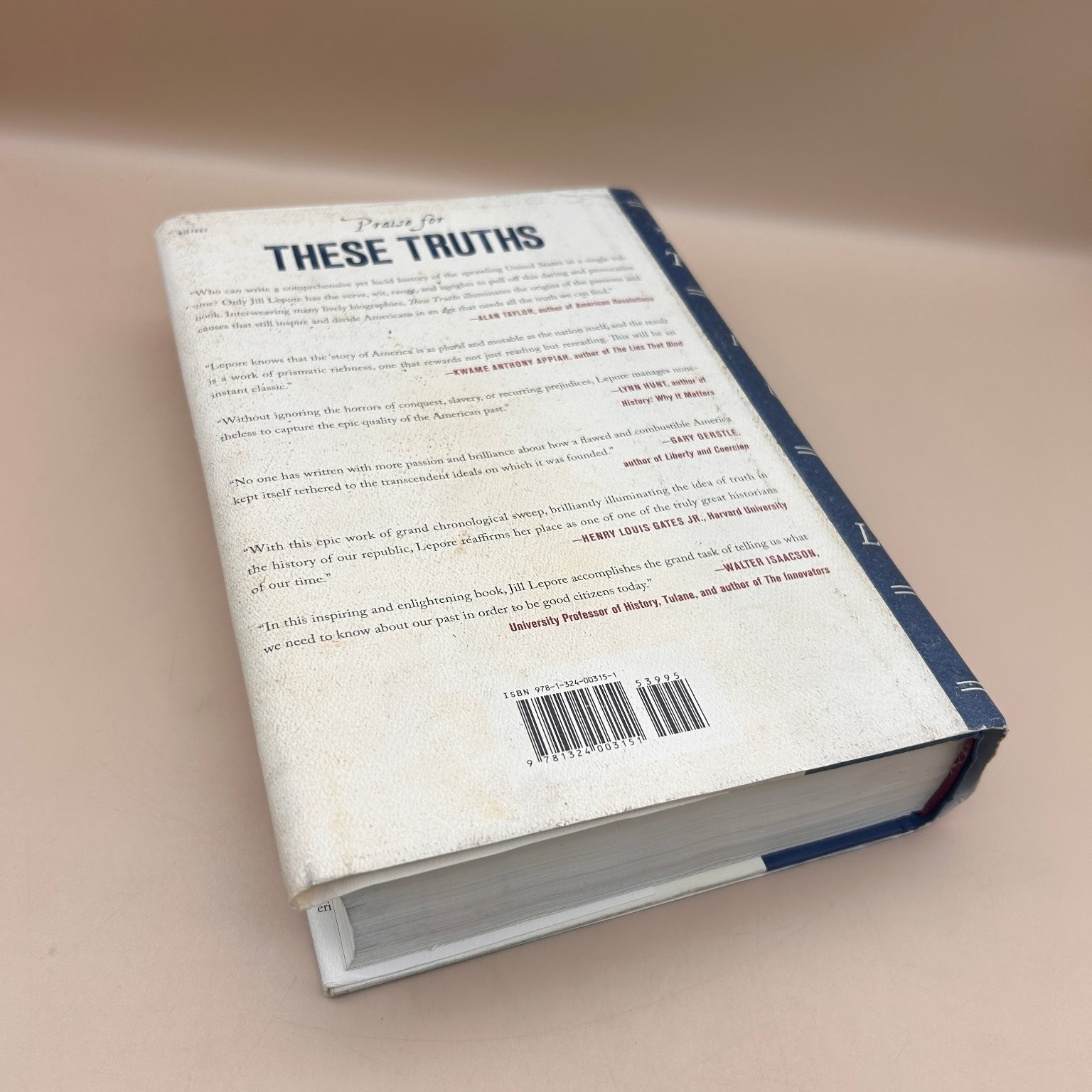 These Truths Jill Lepore 2018 First Edition Signed Copy History US