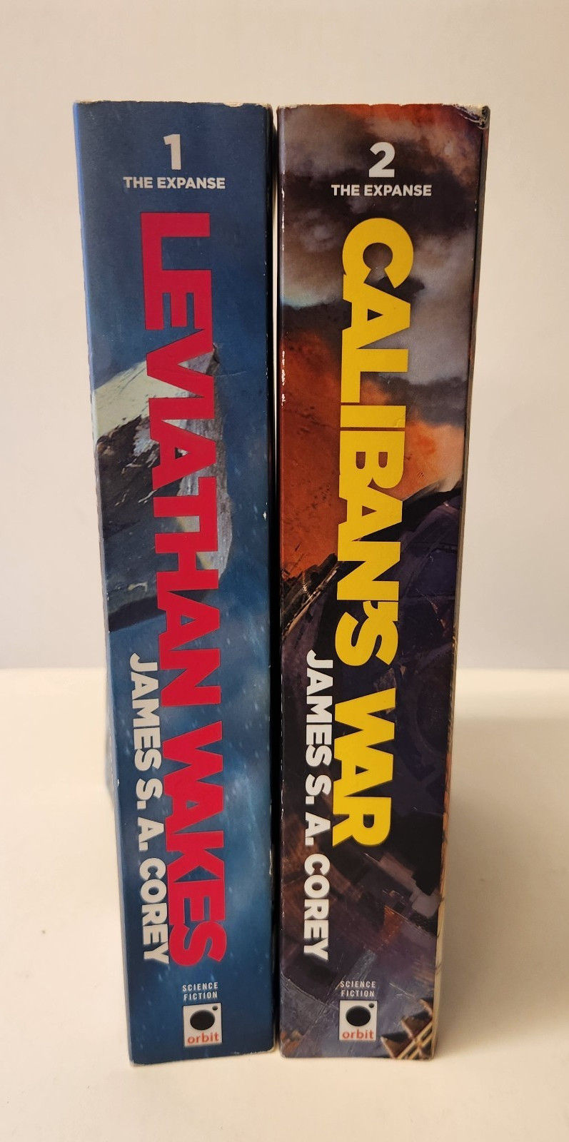 Lot of 2 The Expanse Paperback Books 1 & 2 by James S. A. Corey First Edition