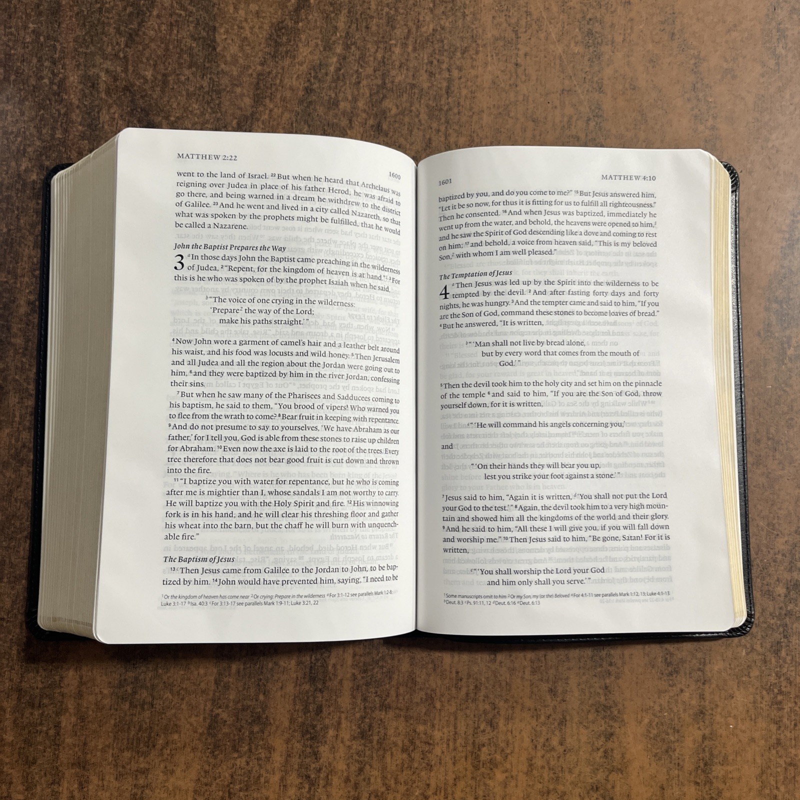 ESV Single Column Heritage Bible – $49.99 Retail – Black TruTone