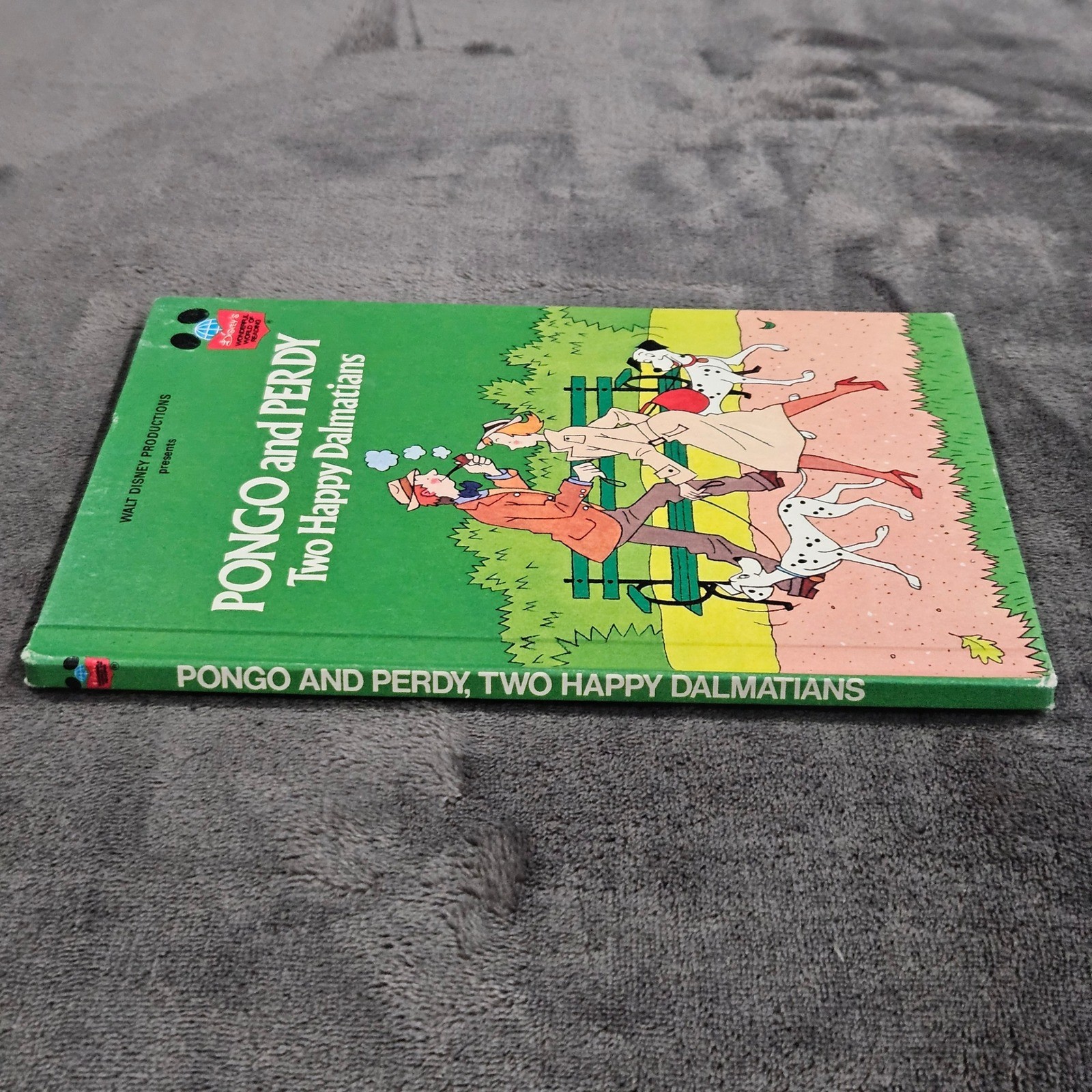 Walt Disney Pongo and Perdy Two Happy Dalmatians Book Club Edition