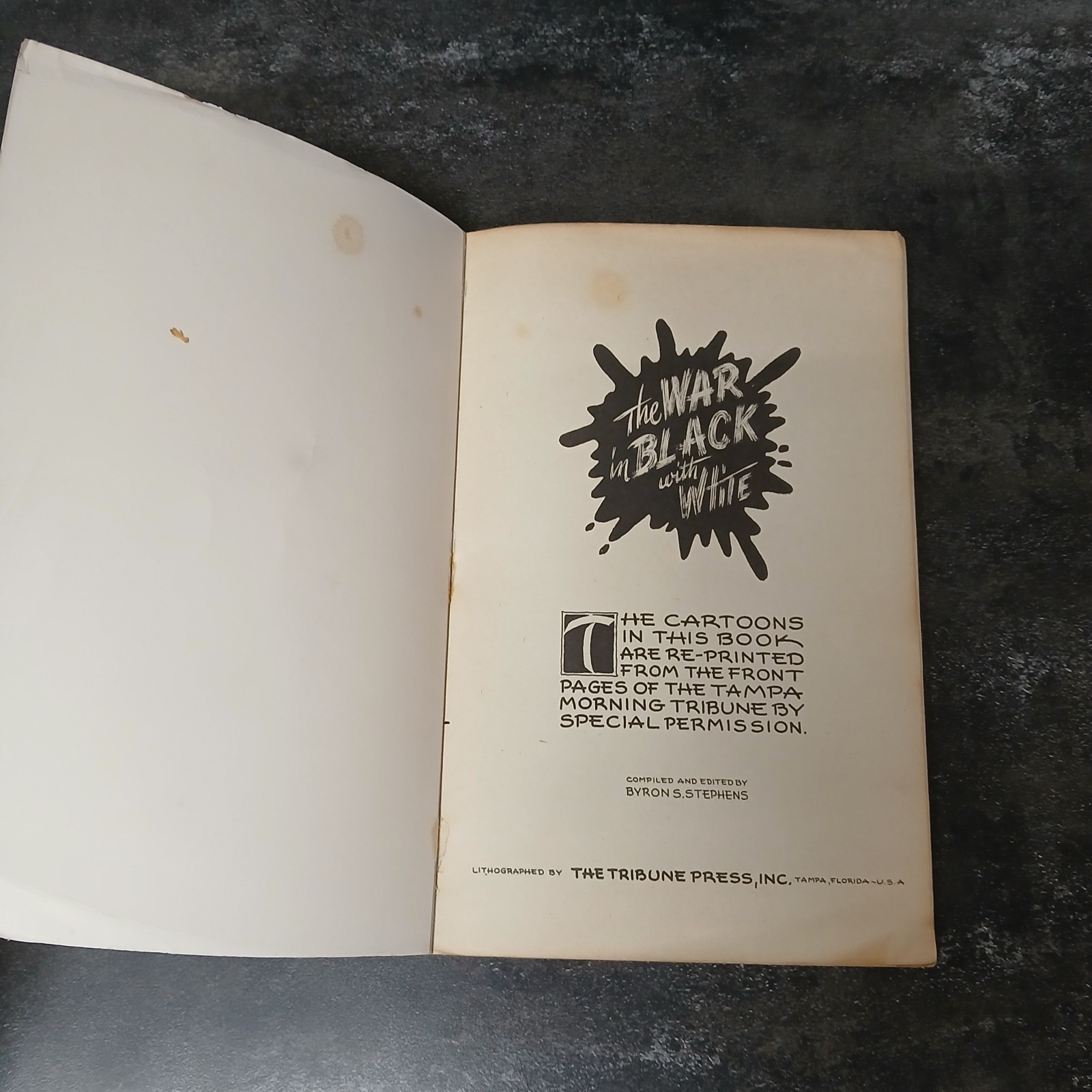 The War in Black with White Book 2 – Vintage WWII Cartoon Compilation Geo White