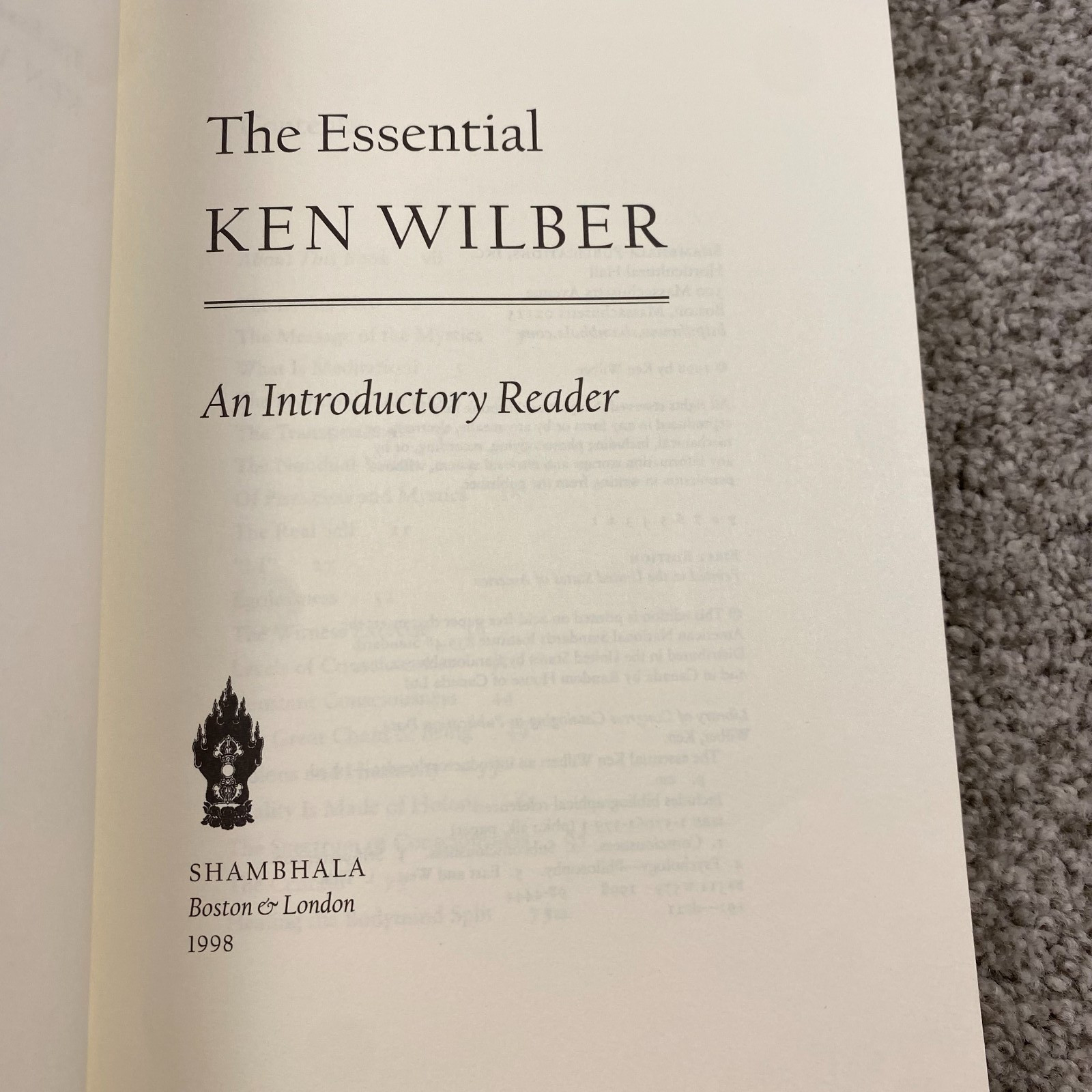 KEN WILBER Lot (9) 8 Books & DVD Set Quantum Questions Essential In Dialogue ++