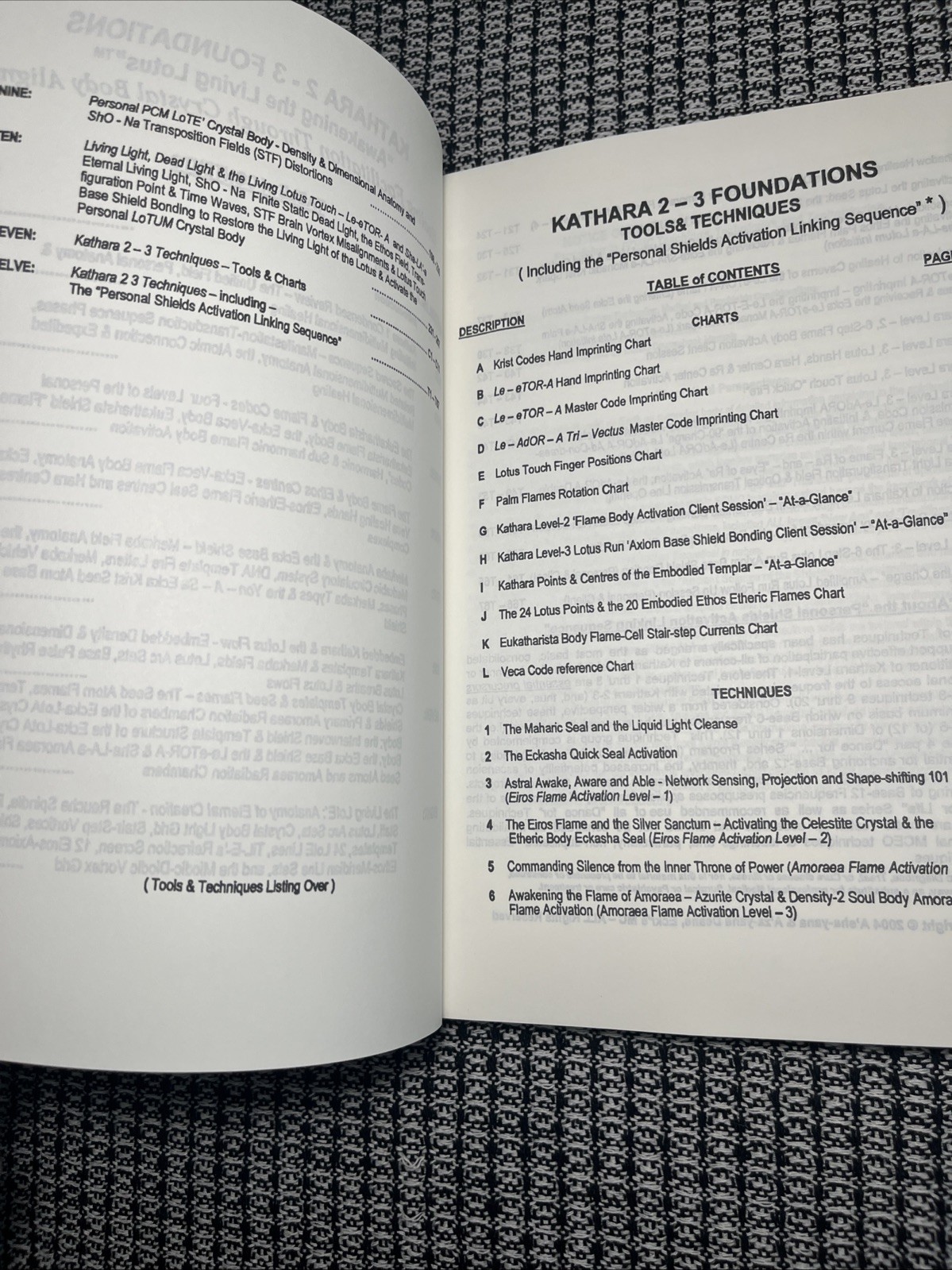 Ashayana Deane,Kathara Foundations,Awakening the Living Lotus,Levels 2&3,Reprint