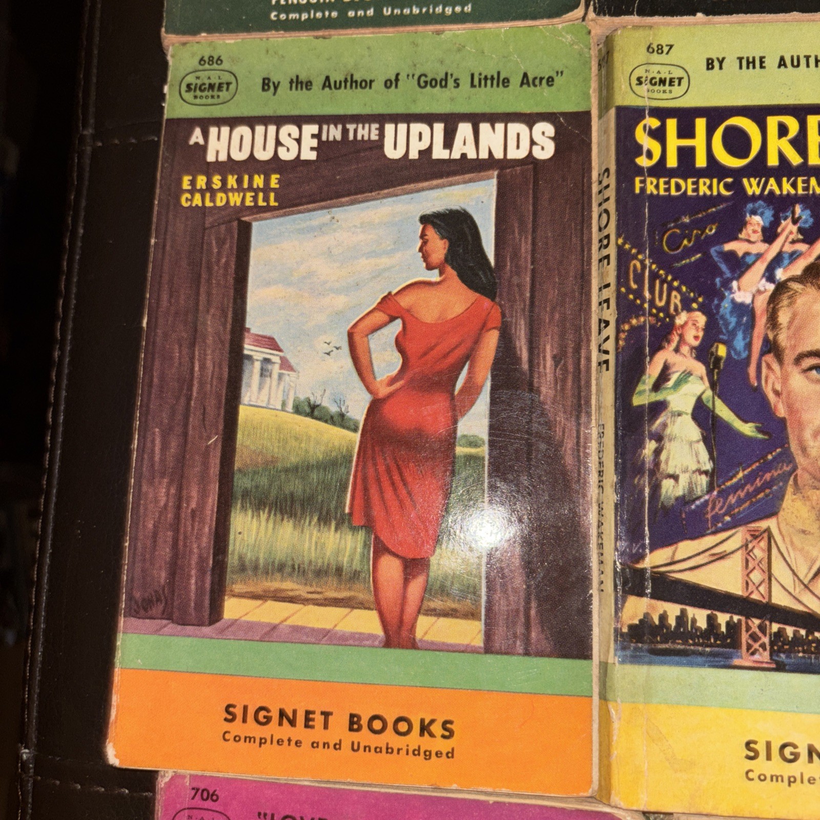 LOT of 10 Vintage Novels Signet 1940s-50s Some 1st Editions. Some Reader Copies