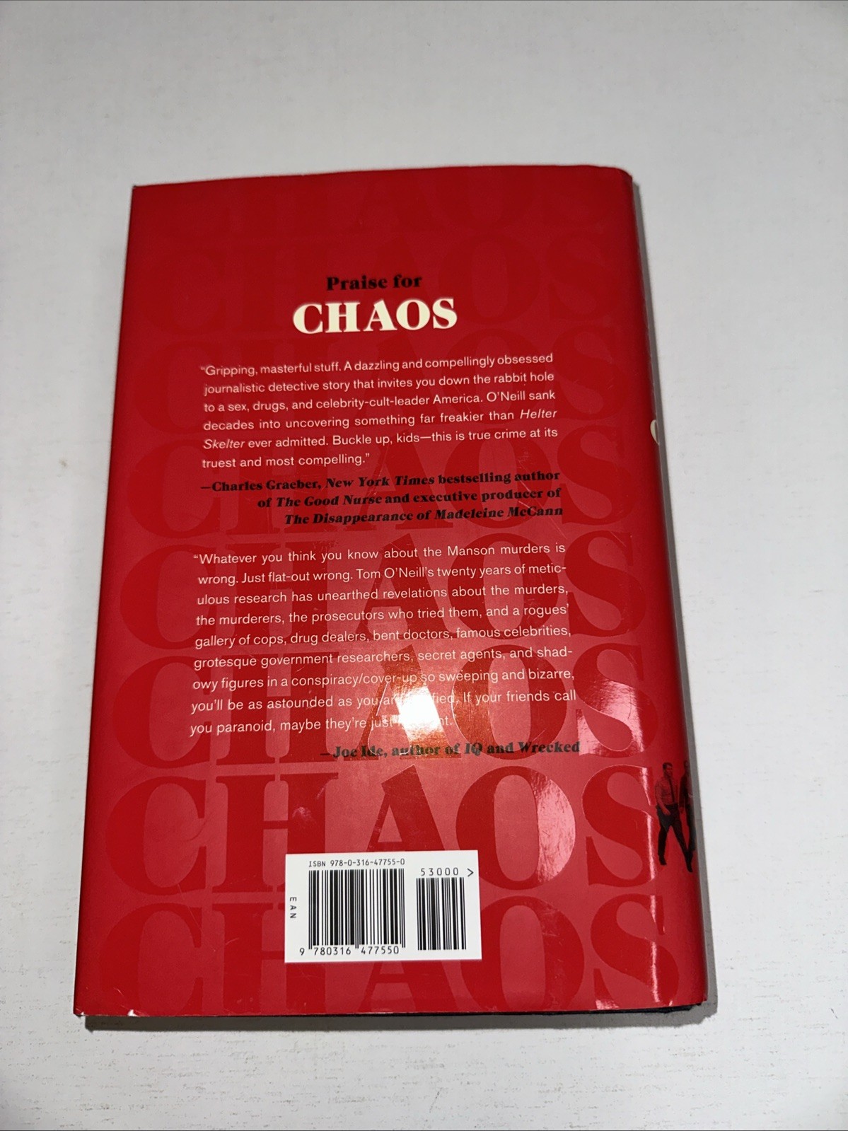 Chaos by Tom O’Neil 2019 First Ed HC Manson CIA Secret History of the Sixties