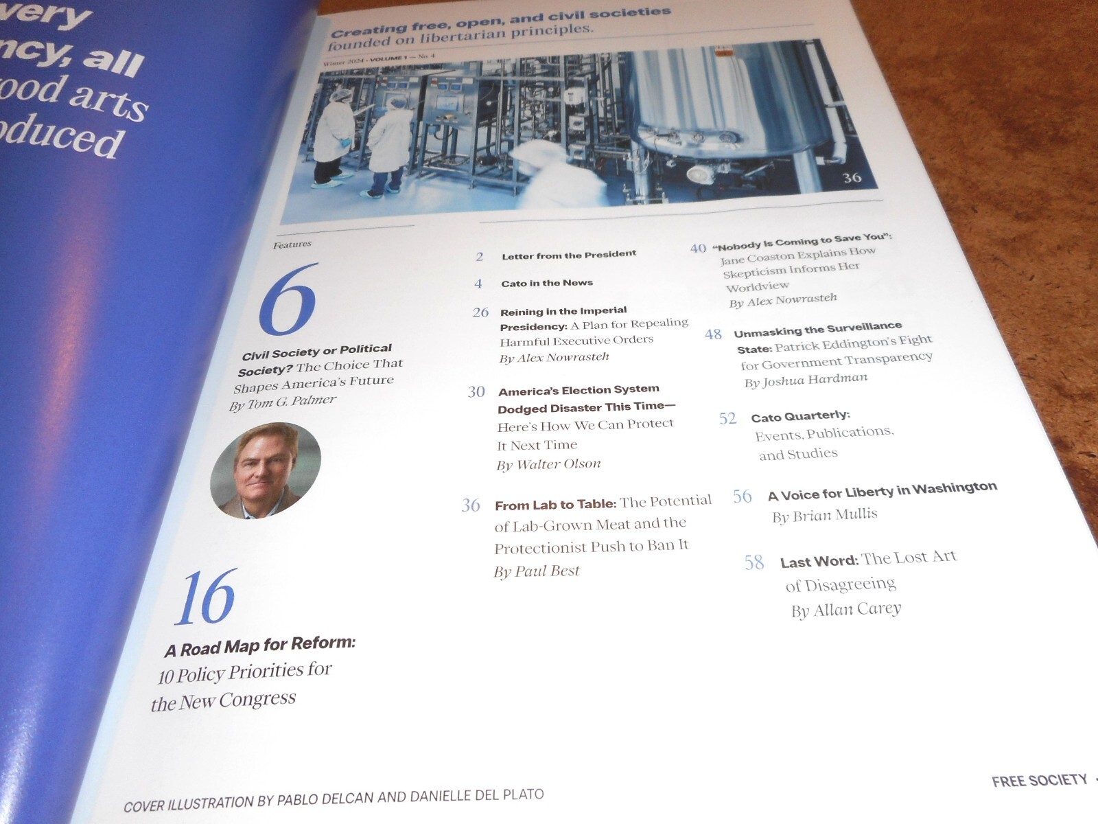 CATO Institute – Lot of 4 “Free Society” Quarterly Pubs. – 2024 Vol. 1, Nos. 1-4