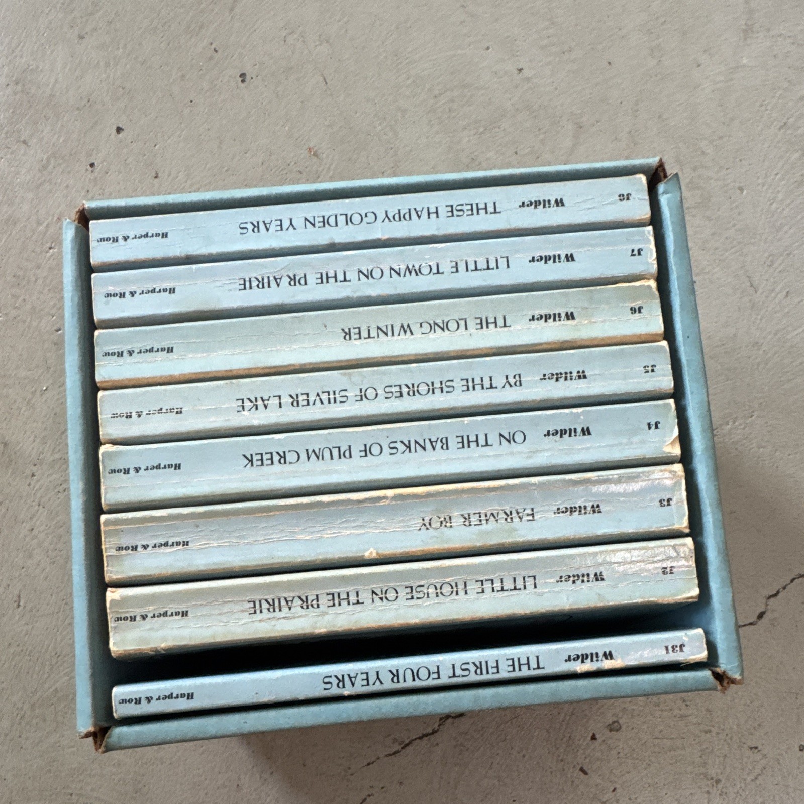 Little House Books Complete 8-Book Paperback Set Harper, Illustrated G. Williams