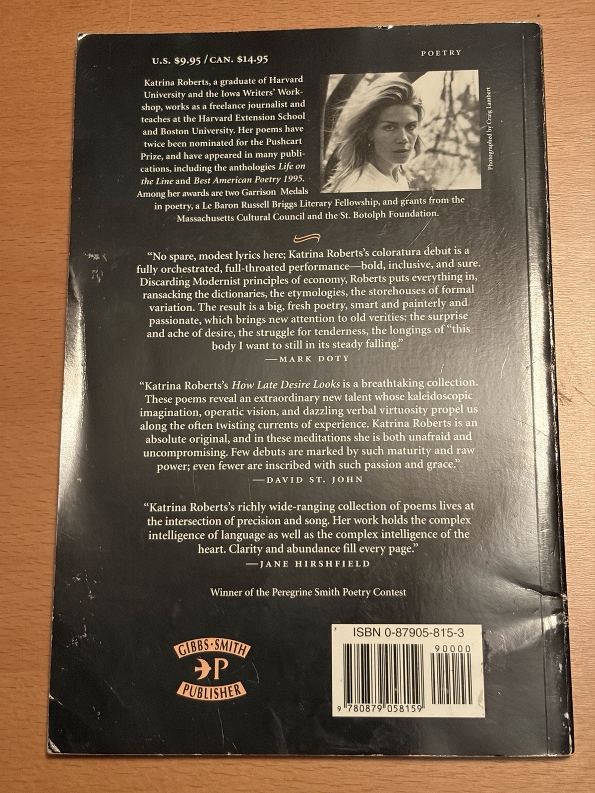 How Late Desire Looks by Katrina Roberts 1997, Trade Paperback, Gibbs-Smith Pub