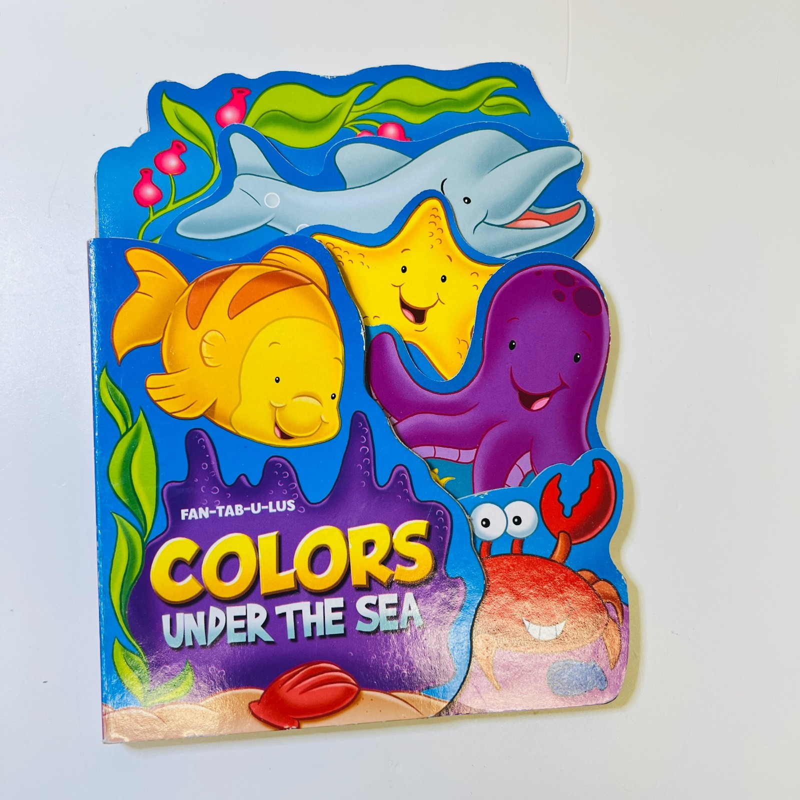 Vision St. Fan-Tab-U-Lus Board Books Lot of 3, 1-2-3 Birds in a Tre, Colors, ABC